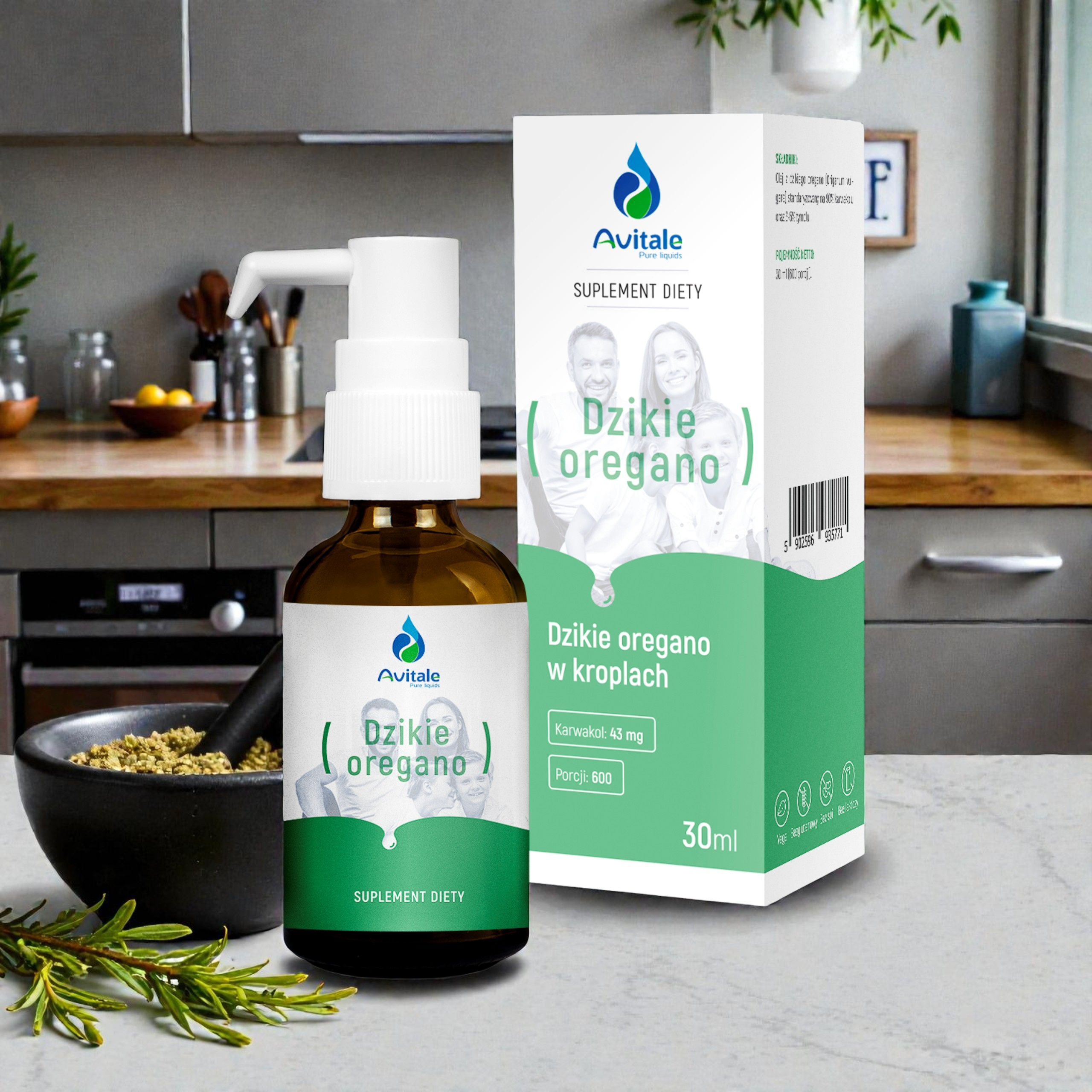 ALINESS - Avitale Dzikie Oregano 90% - 3x 30ml
