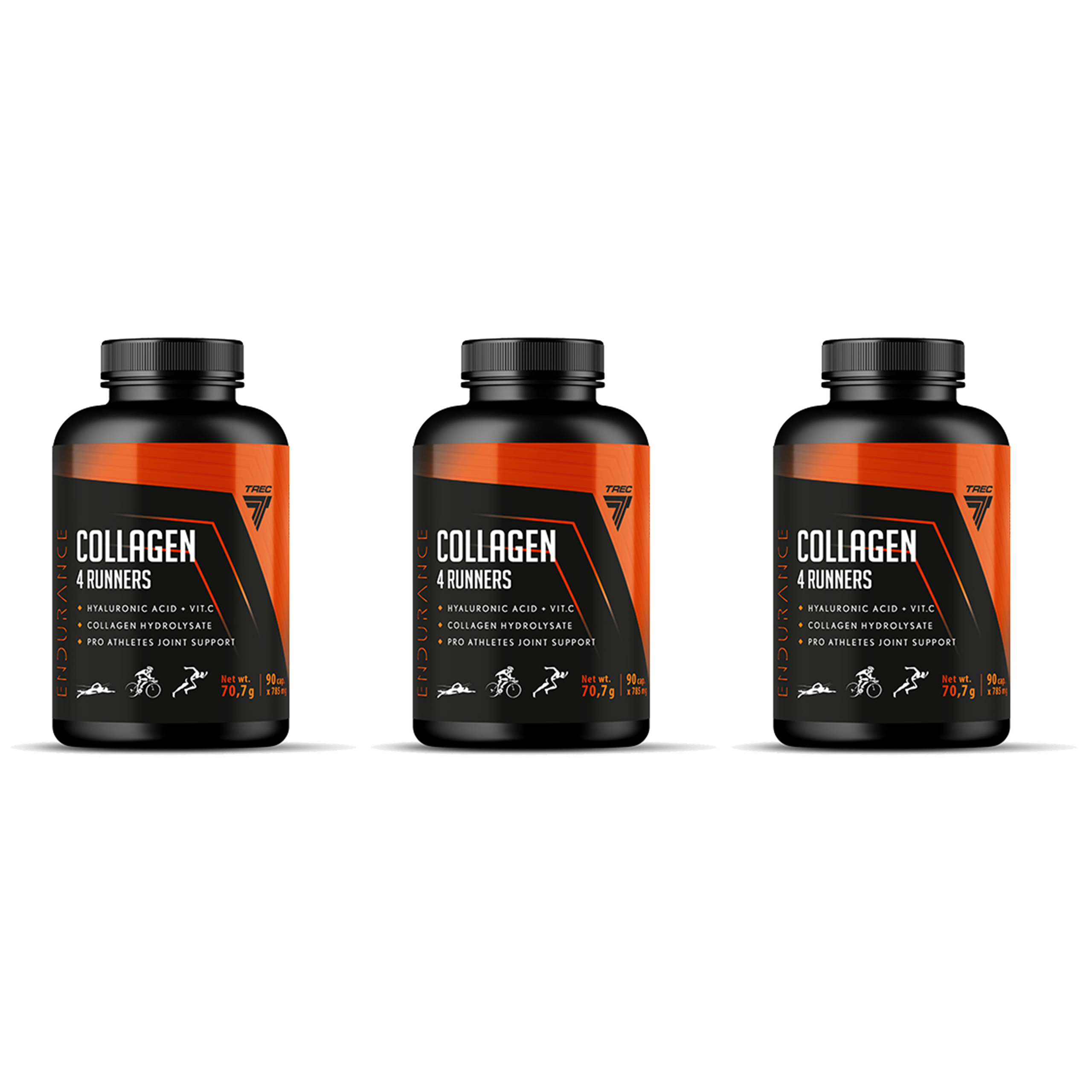 TREC Endurance Collagen 4 Runners - 3x 90caps