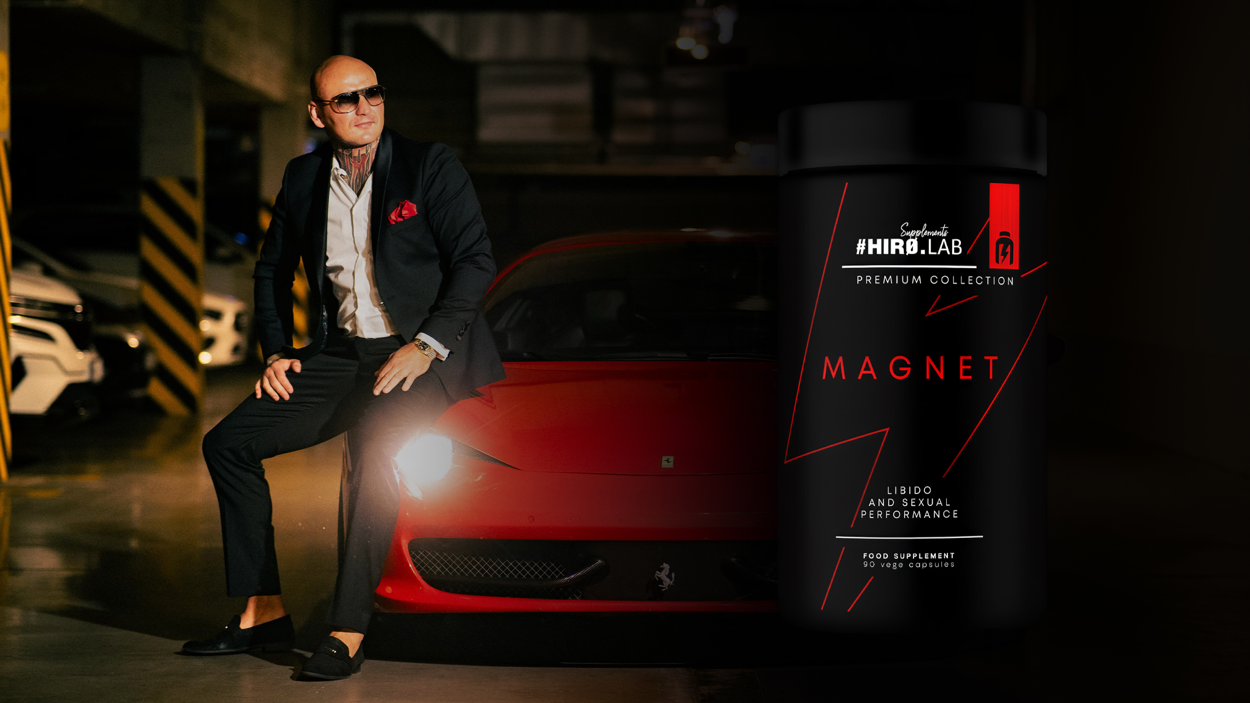 Zestaw HIRO.LAB Prime Test - 120vcaps. + Magnet - 90vcaps.