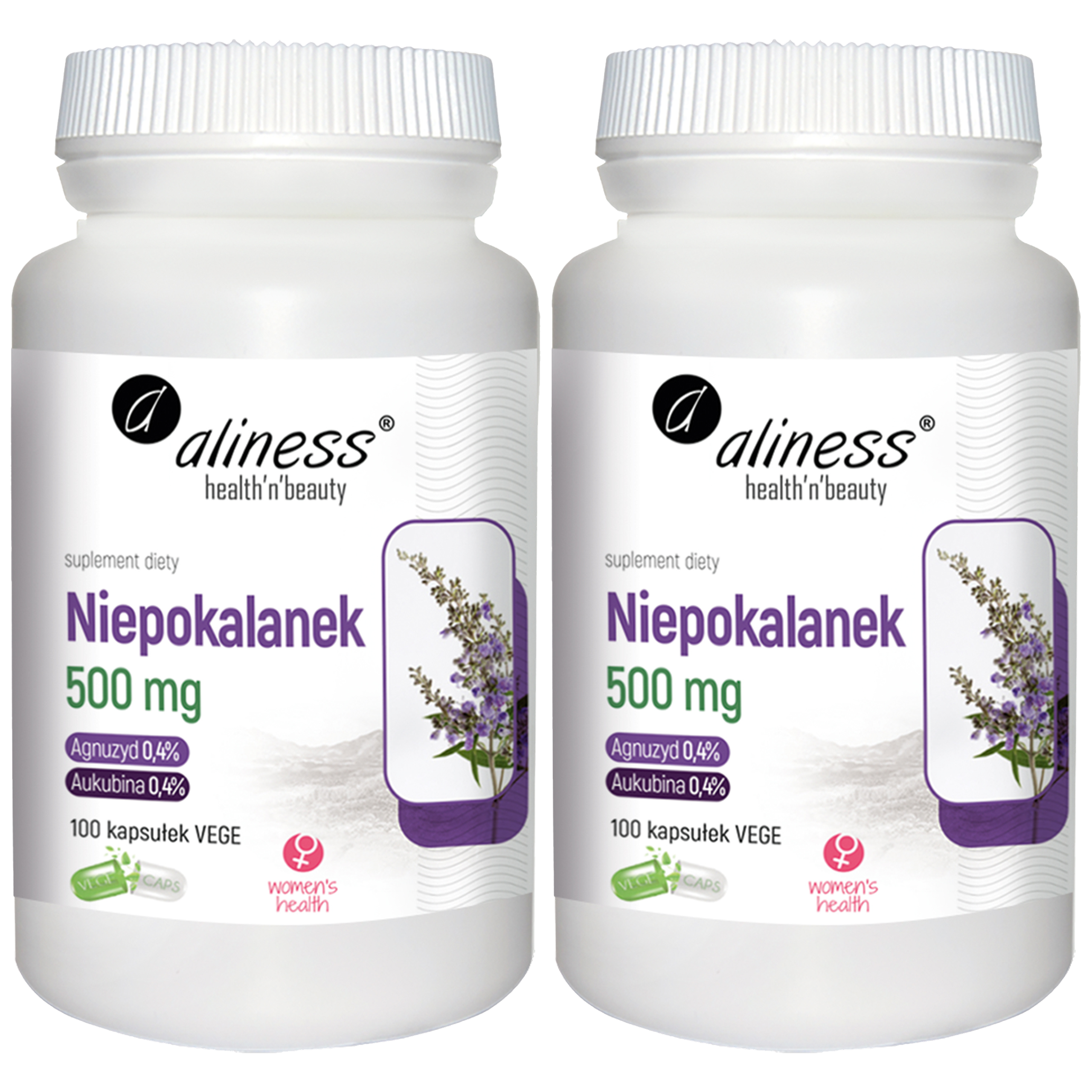 ALINESS Niepokalanek 500mg - 2x 100vcaps.