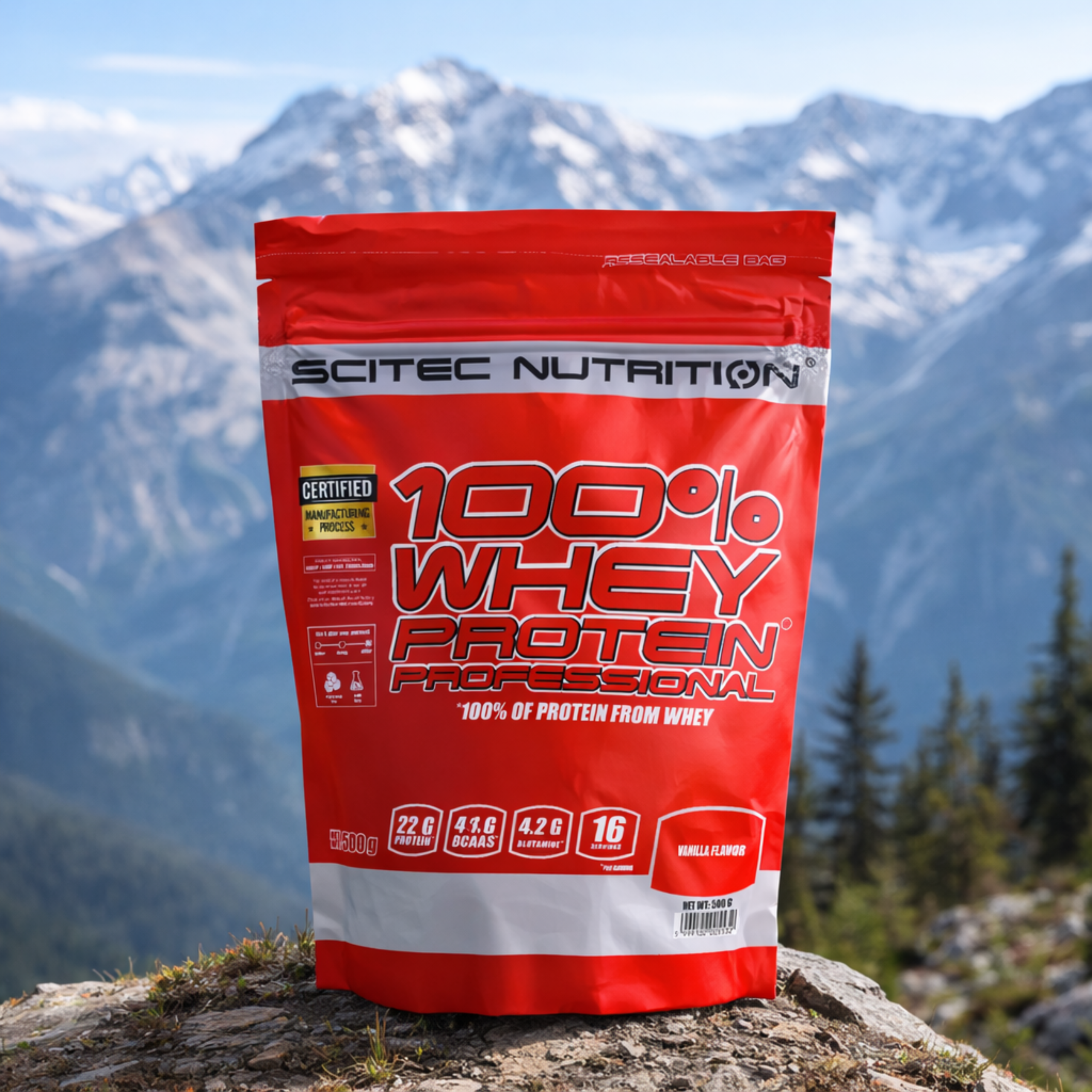 SCITEC 100% Whey Protein Professional - 3x 500g