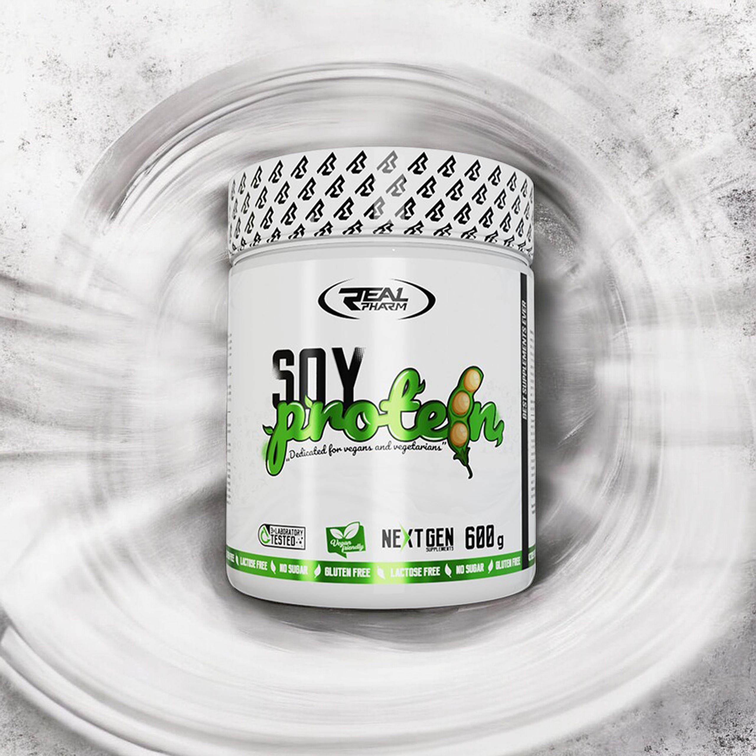 REAL PHARM Soy Protein - 3x 600g