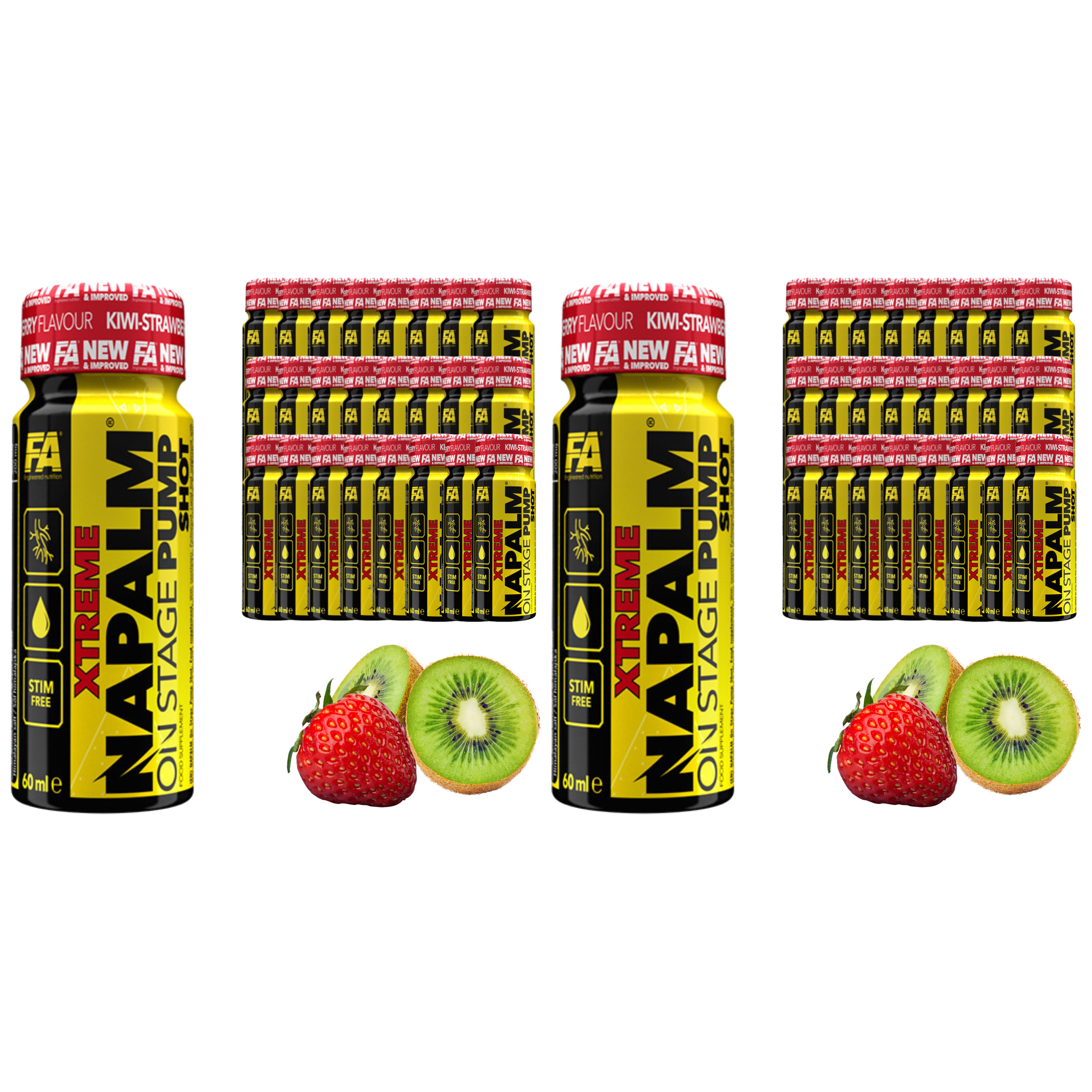 FITNESS AUTHORITY - Xtreme Napalm On Stage SF Shot - 24x 2x 60ml 