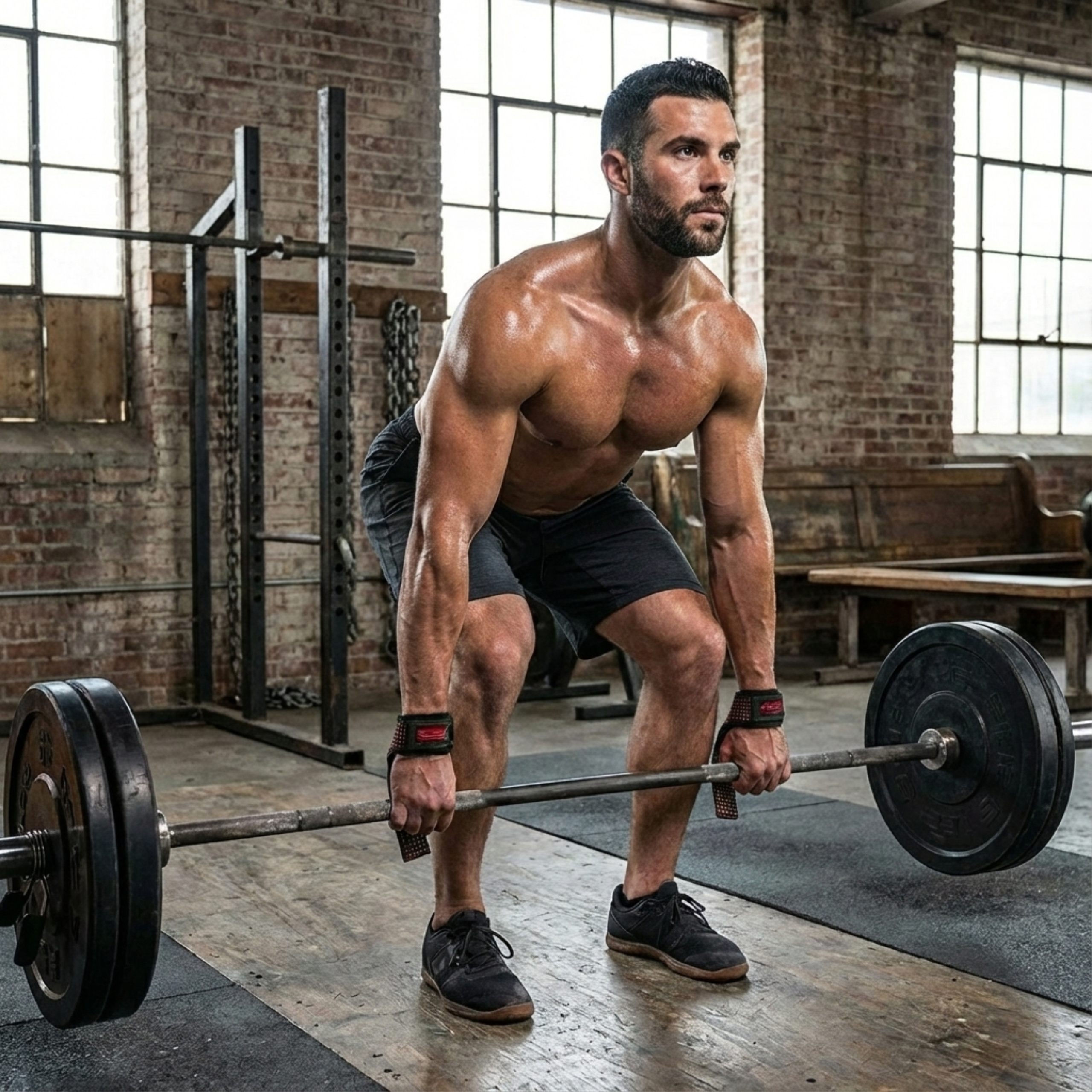 MEX NUTRITION - Lifting Straps V-Pro - Black