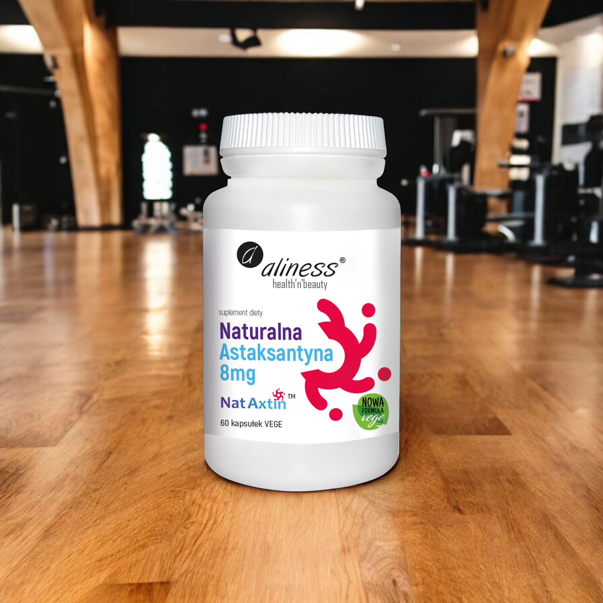 ALINESS - Naturalna Astaksantyna 8mg - 60vcaps.
