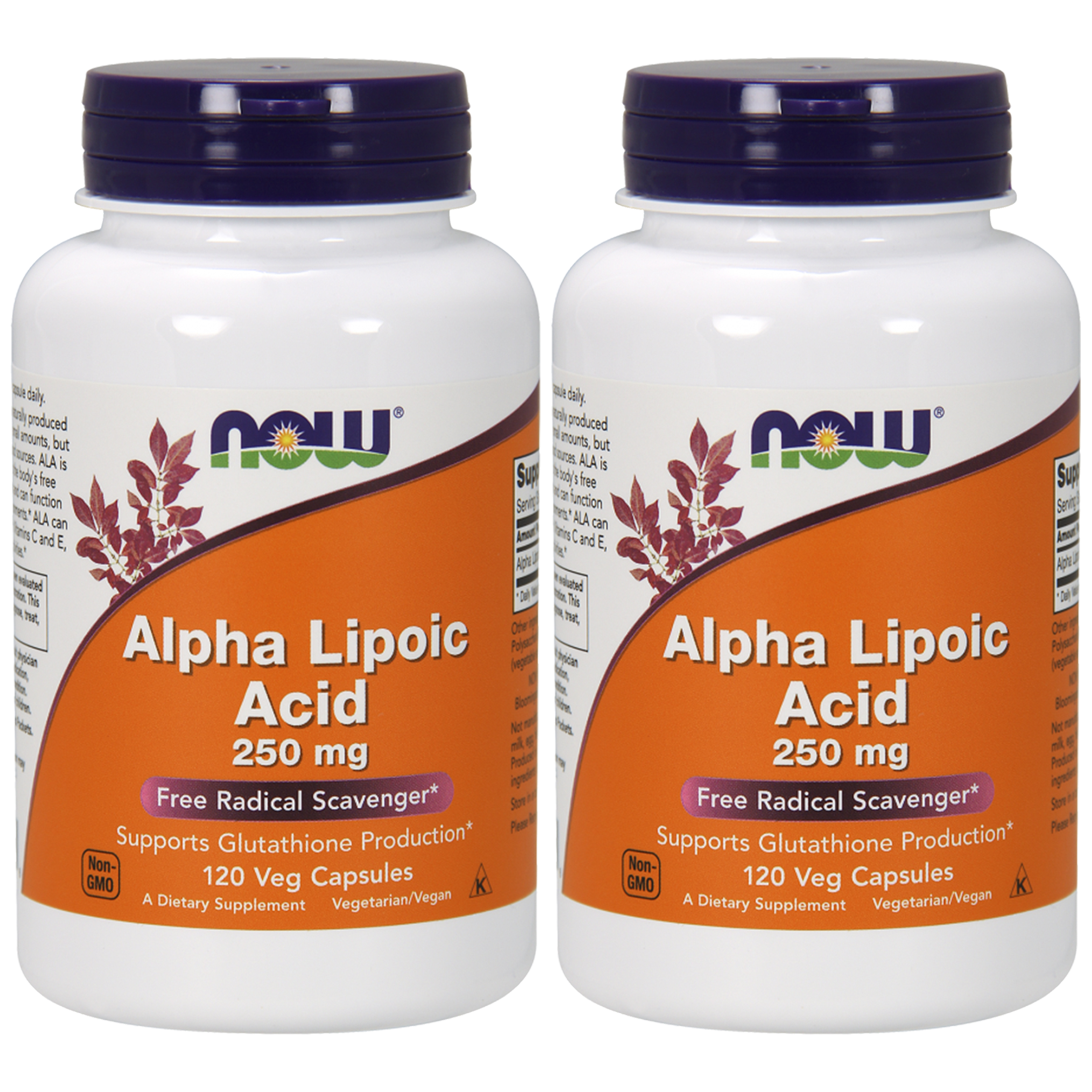 NOW Alpha Lipoic Acid 250mg - 2x 120vcaps