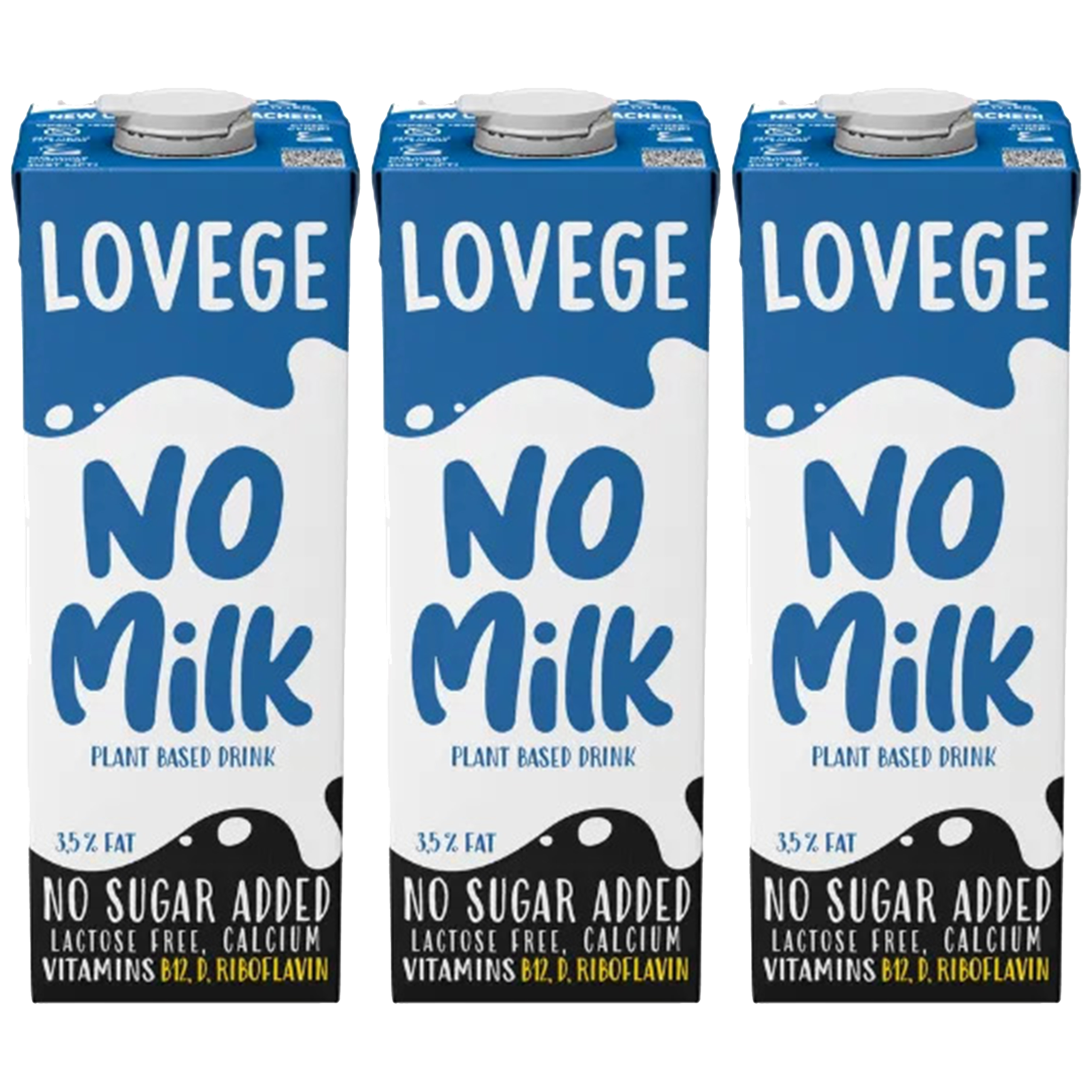 SANTE Napój Lovege No Milk Bez Cukru - 3x 1000ml