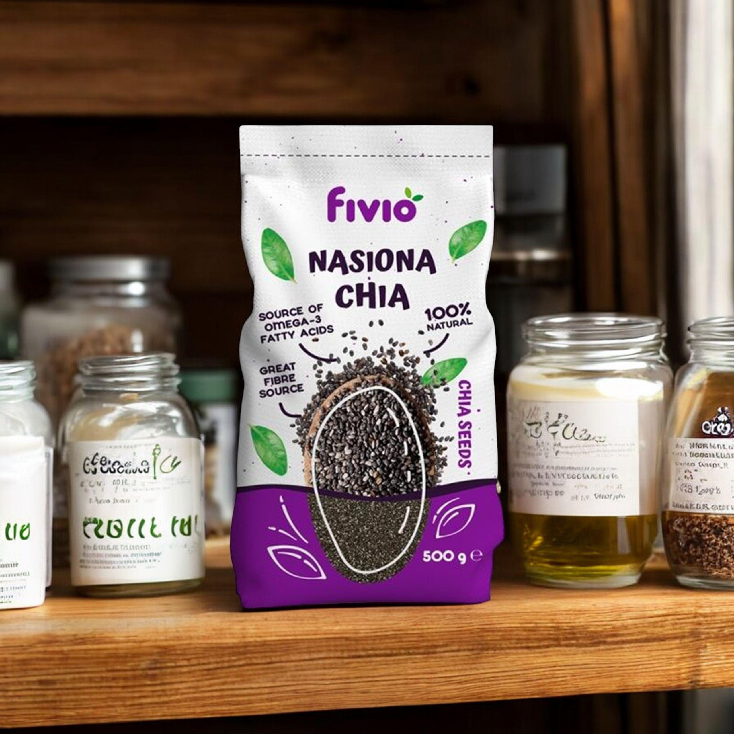 FIVIO - Chia Seeds - 3x 500g