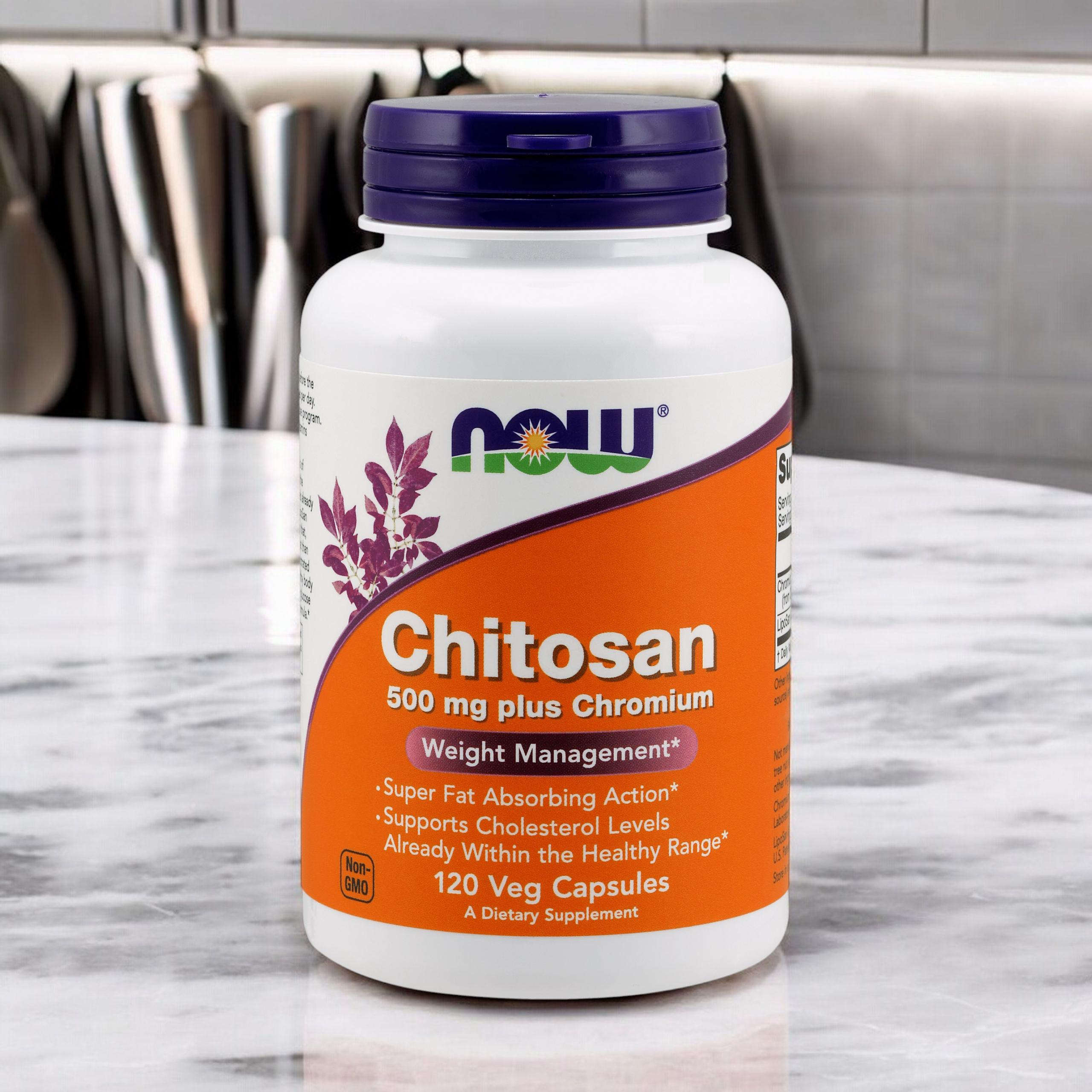 NOW Chitosan - 3x 120vcaps