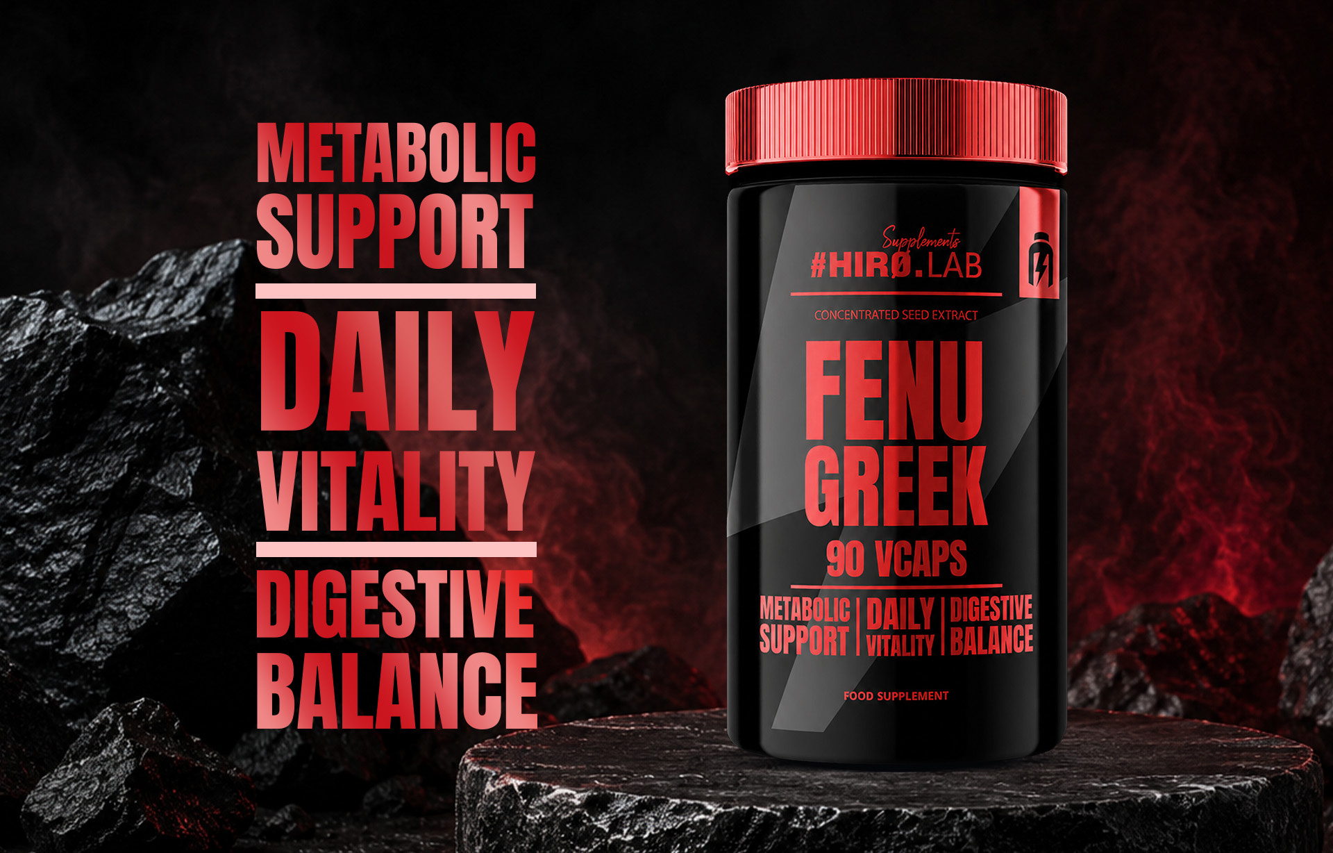 HIRO.LAB Fenugreek (Kozieradka) 400mg - 90vcaps