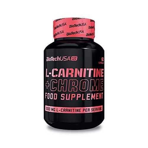 BioTech USA L-Carnitine + Chrome - 2x 60caps.