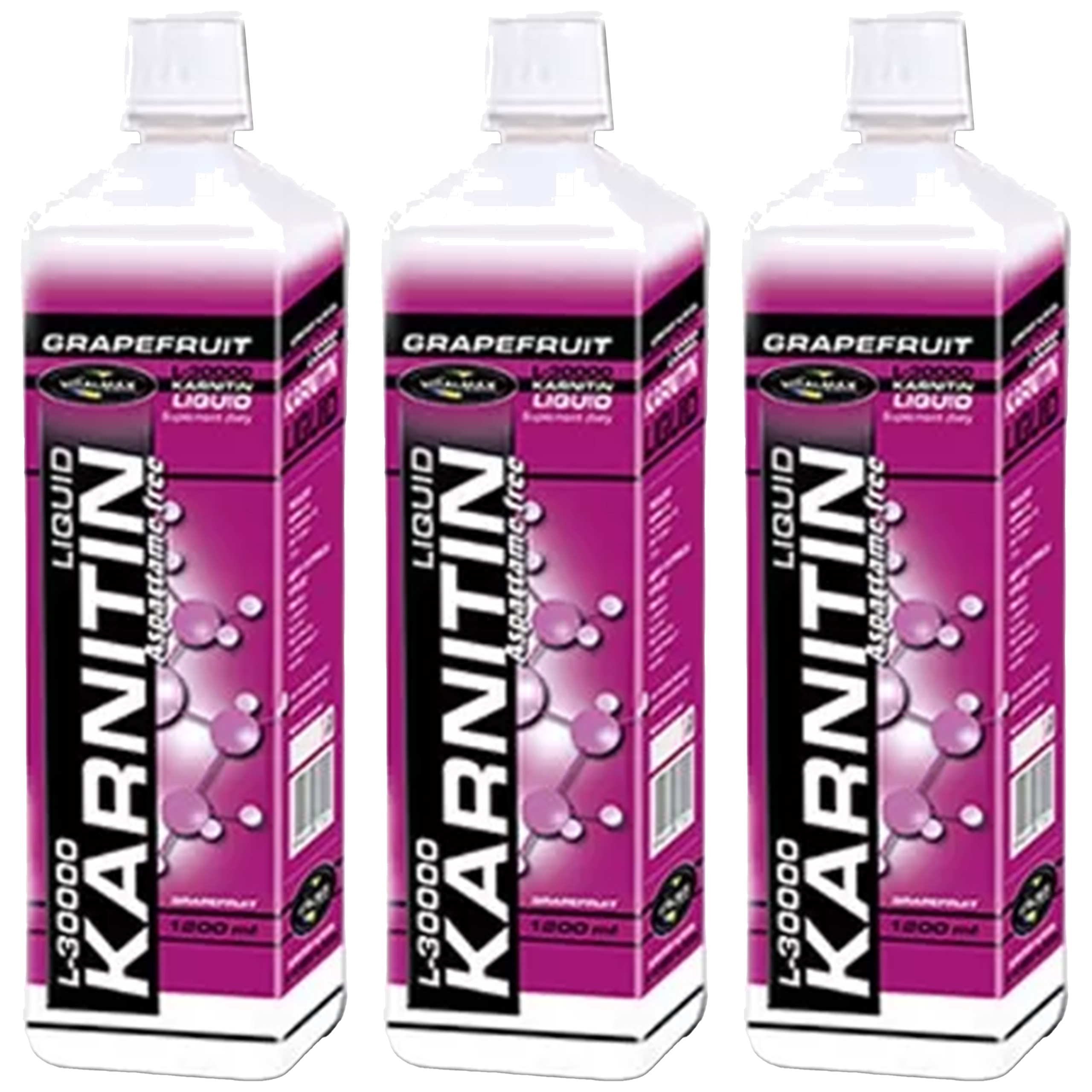 VITALMAX Karnitin L-30000 Liquid - 3x 1200ml