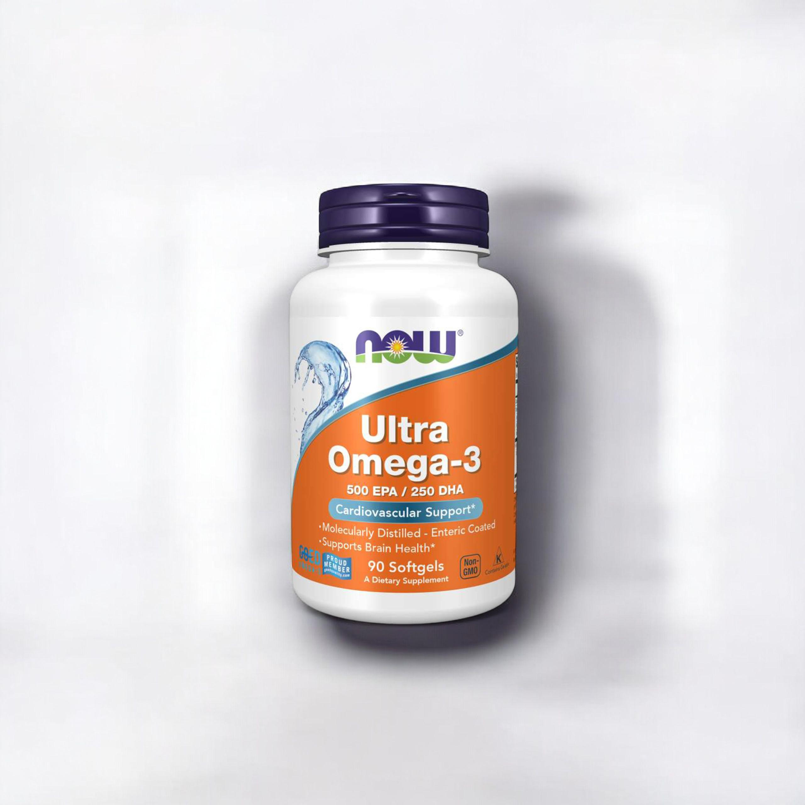 NOW Ultra Omega3 500EPA/250DHA - 90softgels