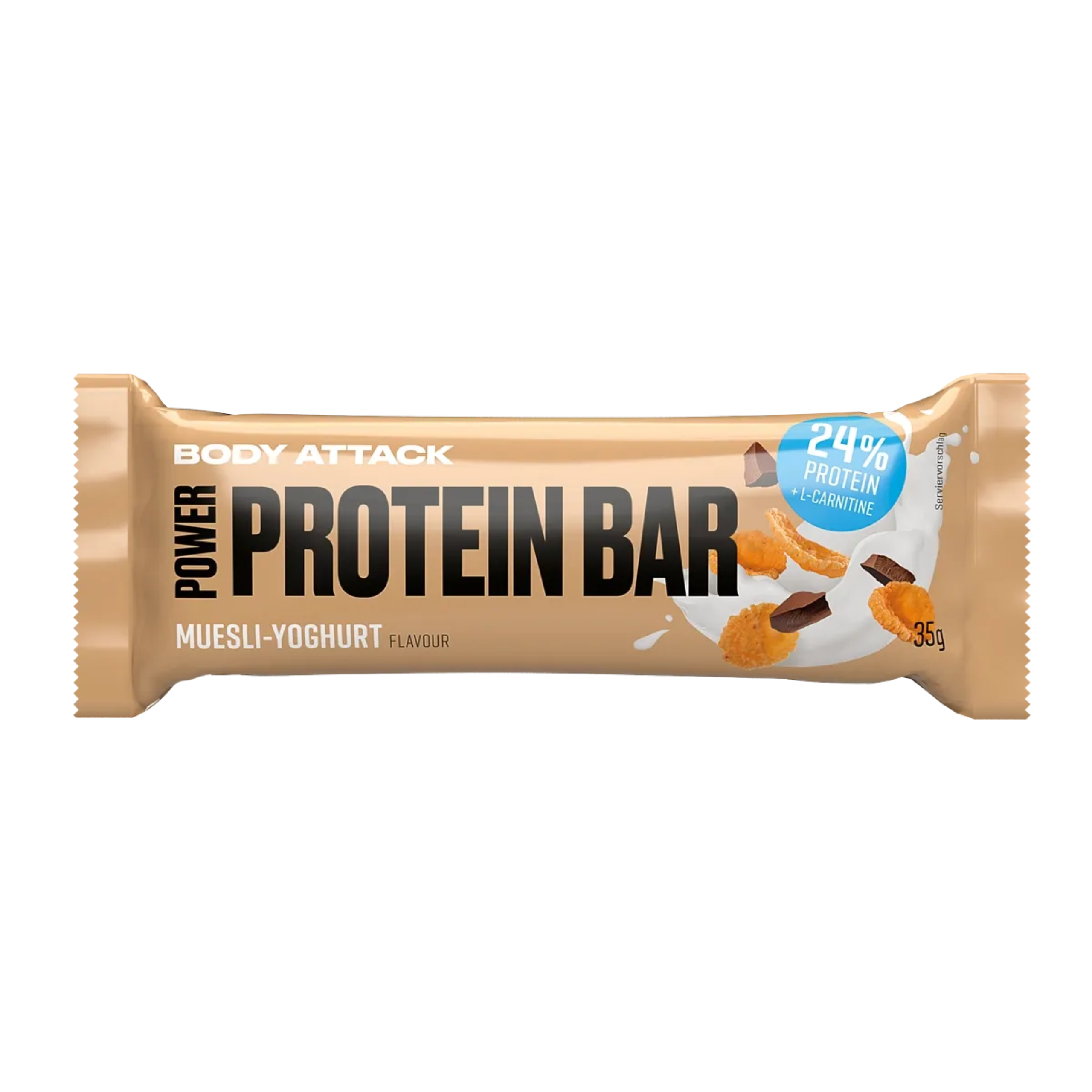 BODY ATTACK - Baton Power Protein Bar - 24x 2x 35g