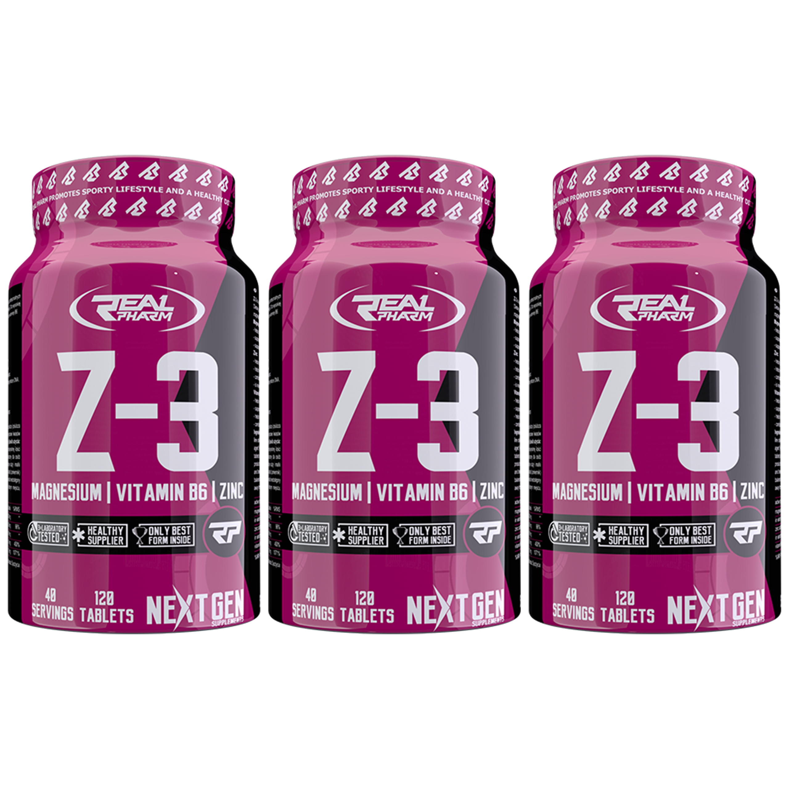 REAL PHARM Z3 - 3x 120tabs