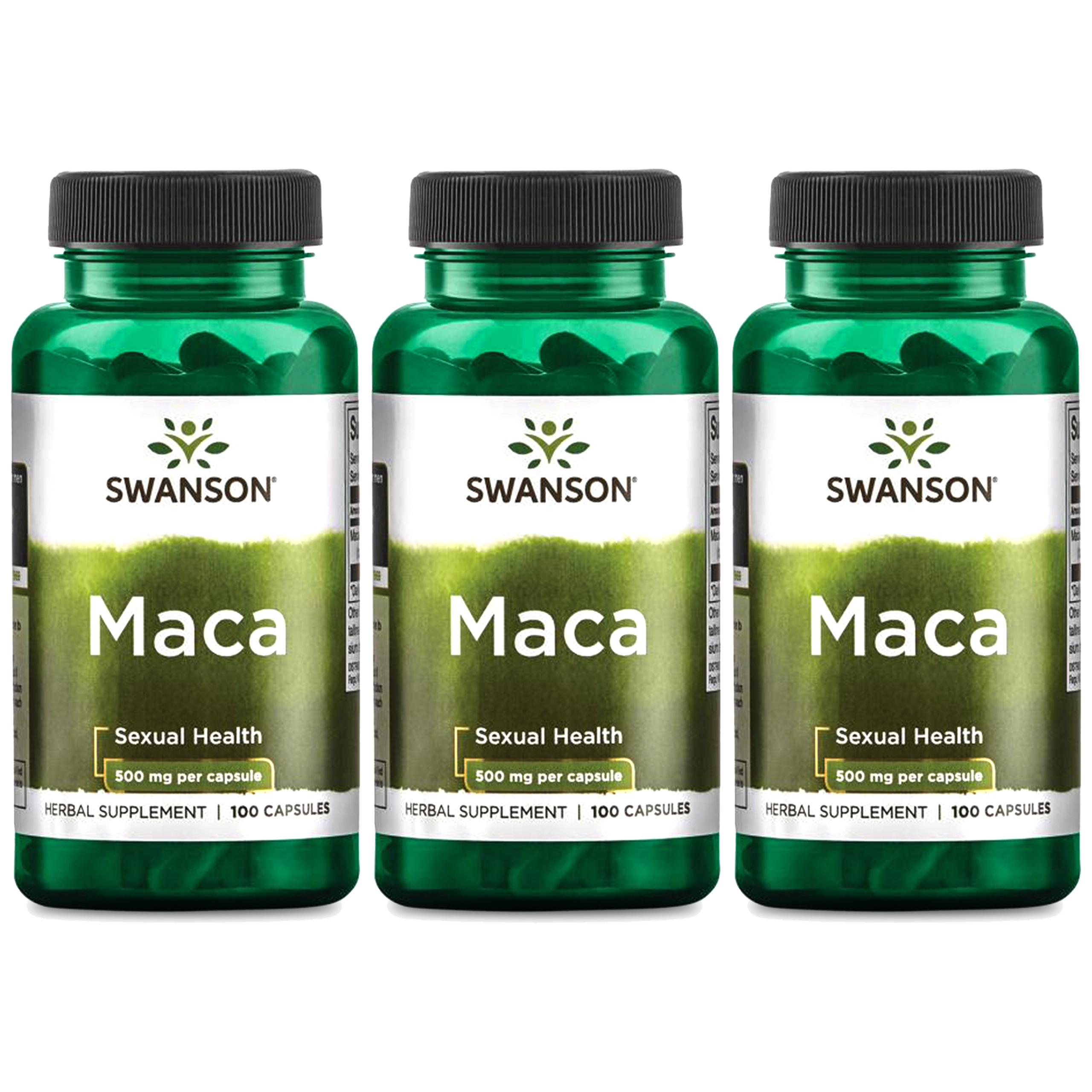 SWANSON Maca 500mg - 3x 100caps