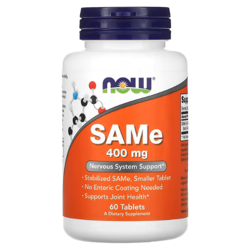 NOW - SAMe S-adenozylo L-metionina - 400mg - 3x 60tabs.