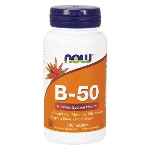 NOW Vitamin B-50 - 2x 100tabs