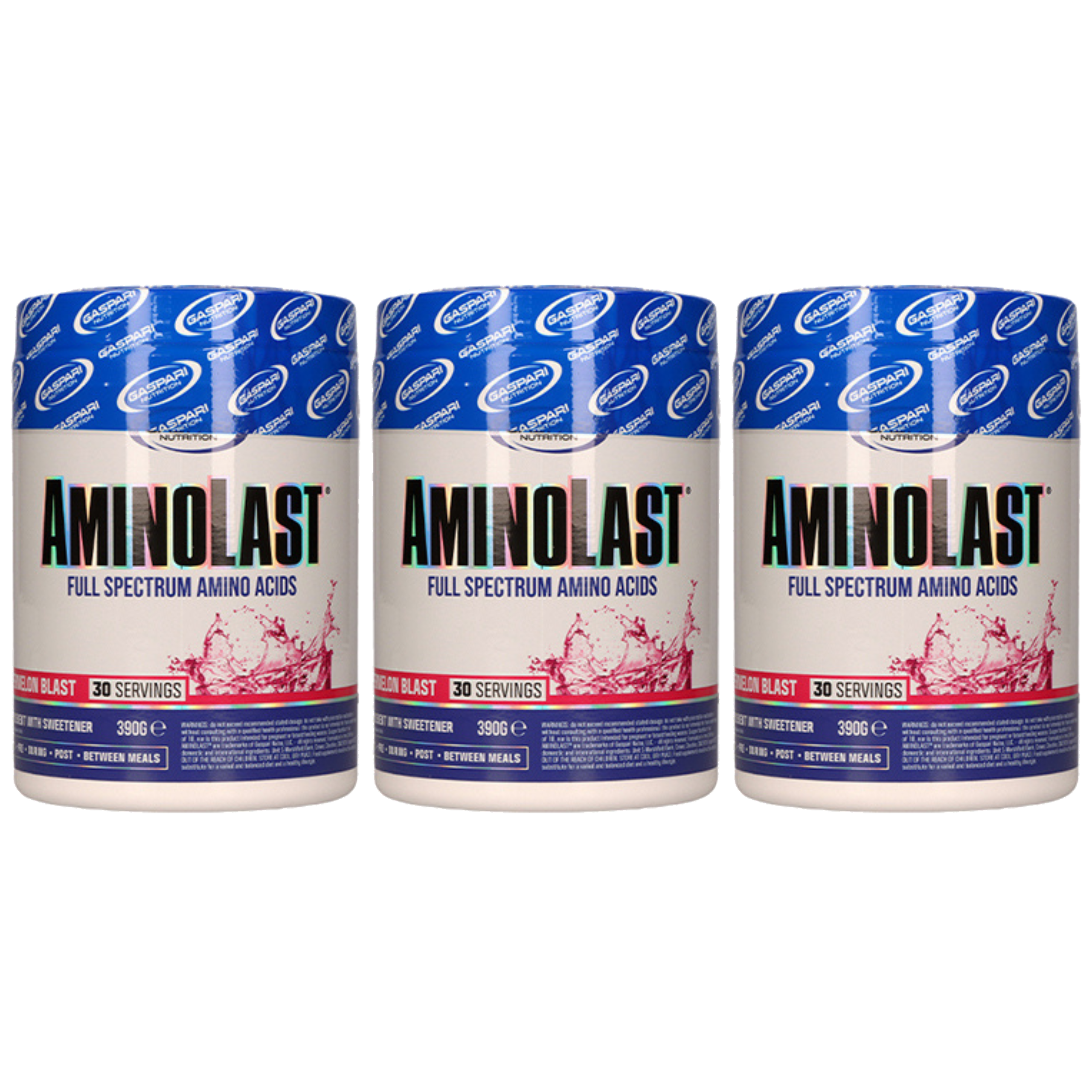 GASPARI NUTRITION - Aminolast - 3x 390g - Watermelon Blast