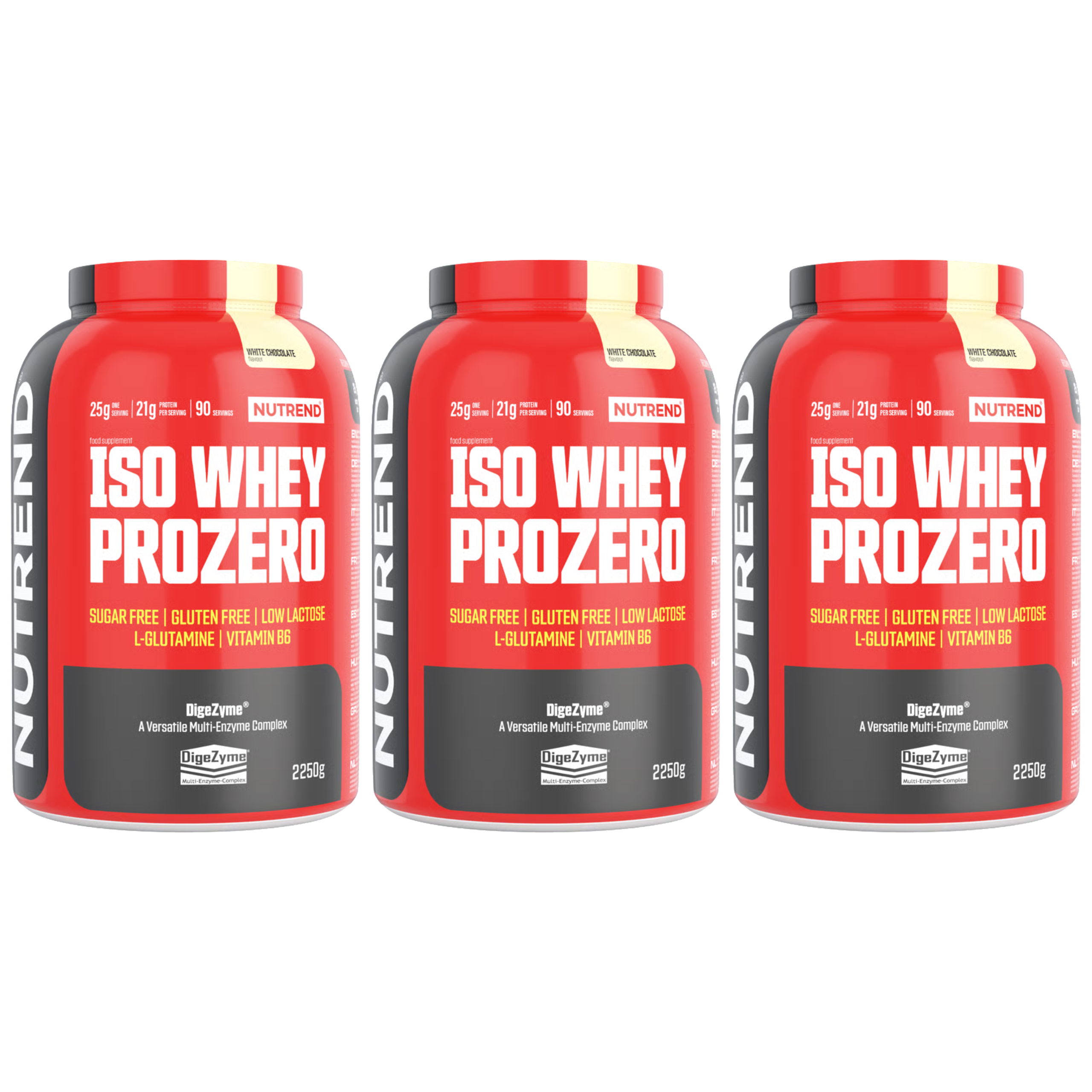 NUTREND Iso Whey ProZero - 3x 2250g