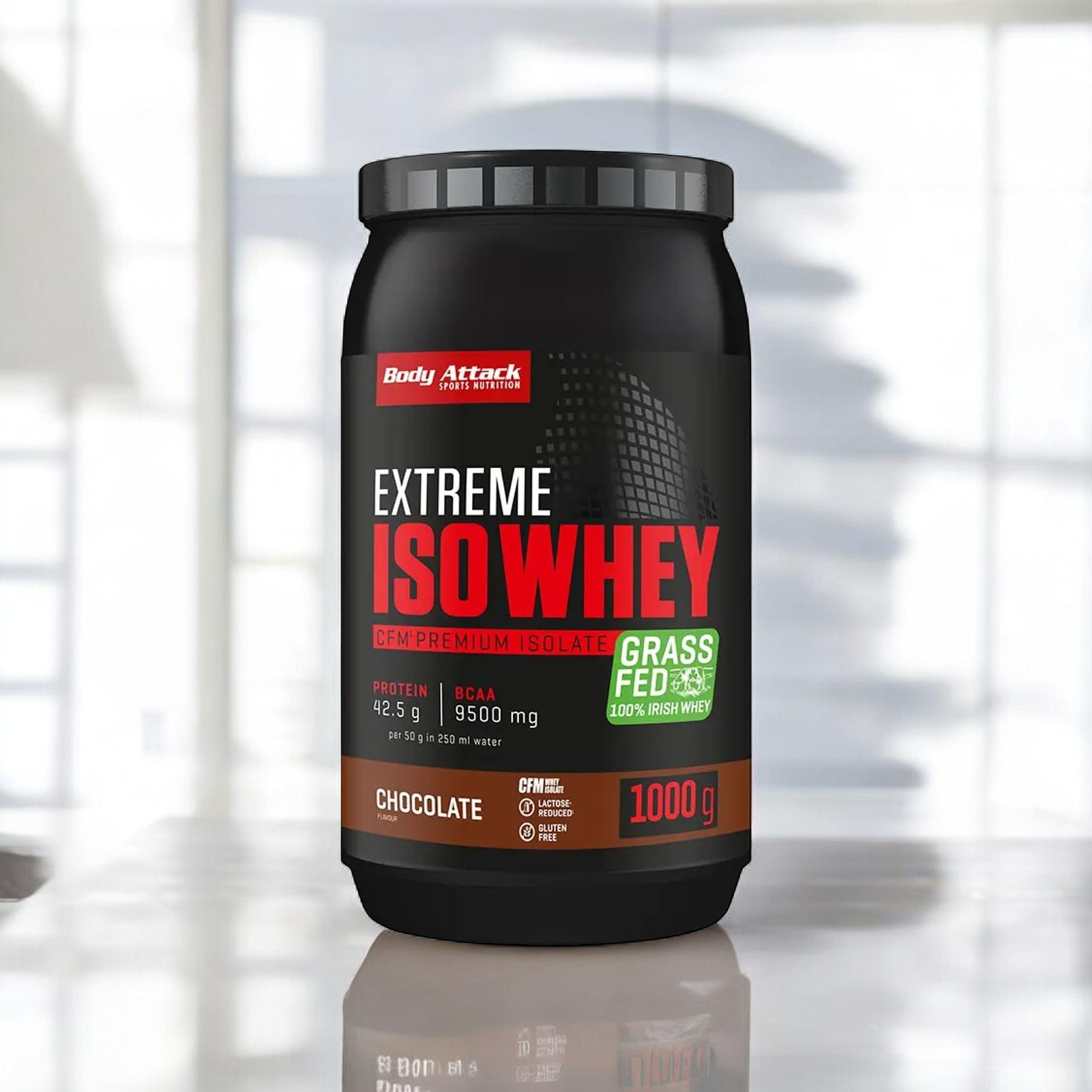 BODY ATTACK Extreme Iso Whey - 3x 1000g