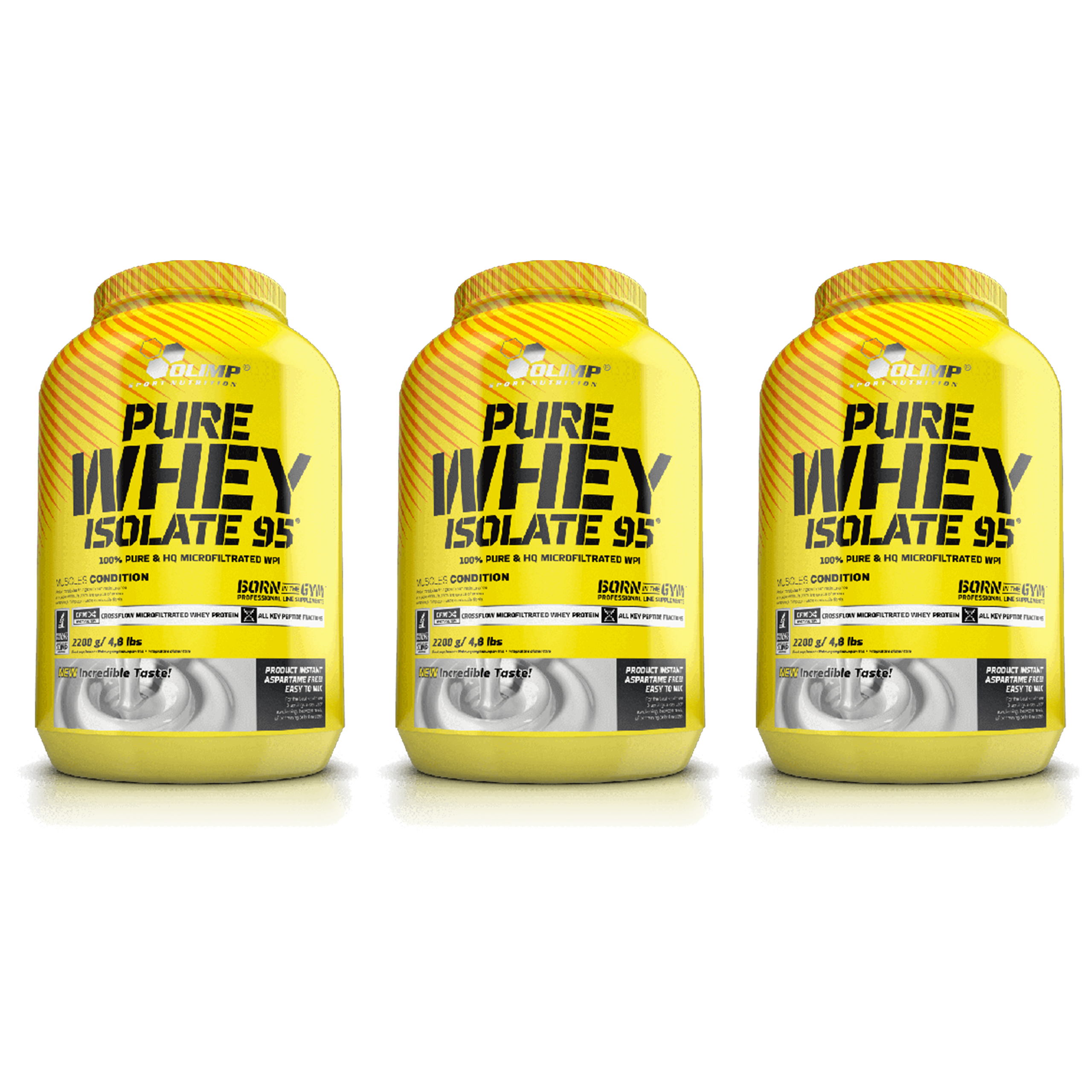 OLIMP Pure Whey Isolate 95 - 3x 2200g