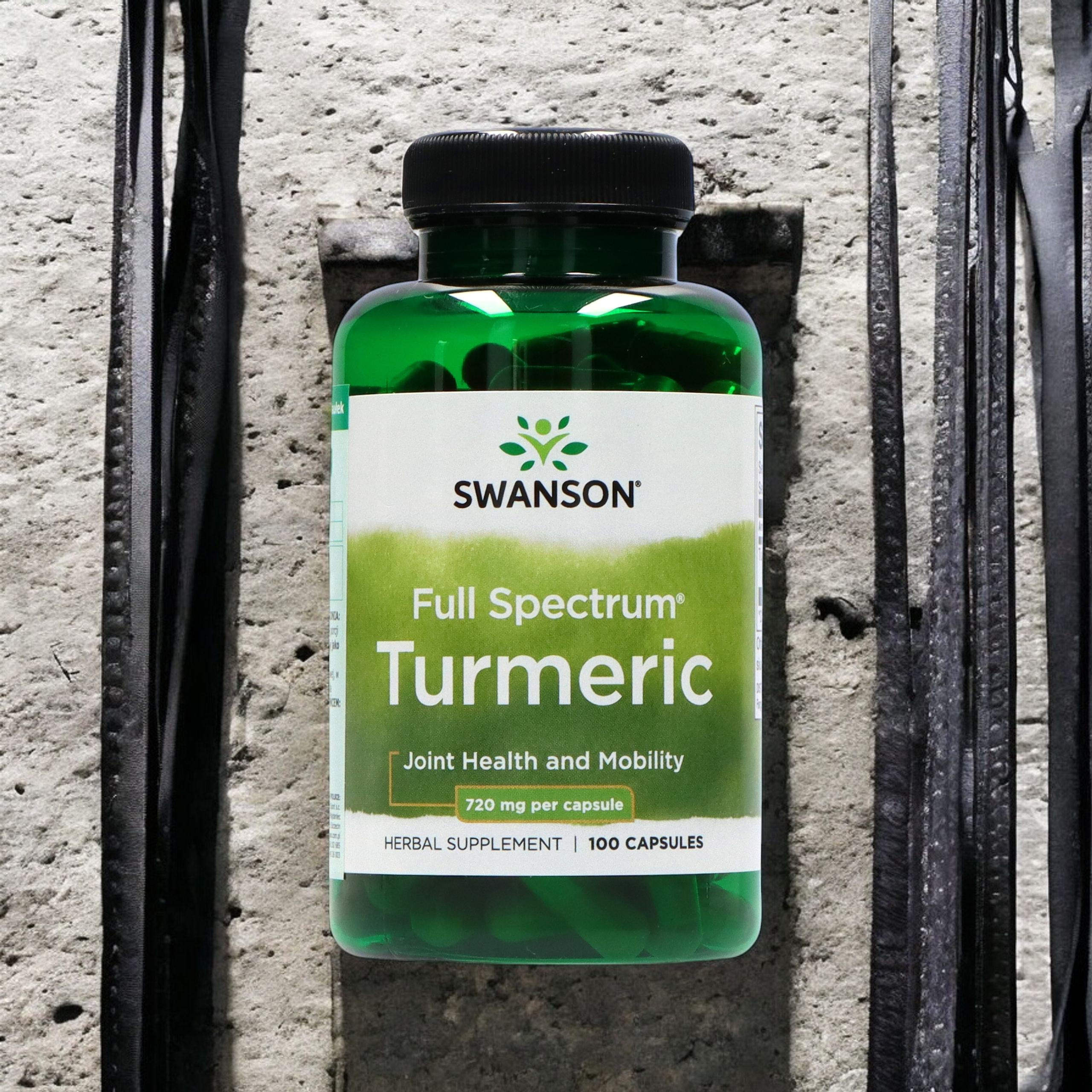 SWANSON Turmeric 720mg (Kurkuma) - 3x 100caps