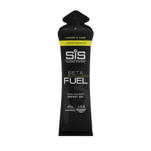 SIS (SCIENCE IN SPORT) - Beta Fuel Energy Gel + Nootropics - 2x 60ml - Lemon Lime