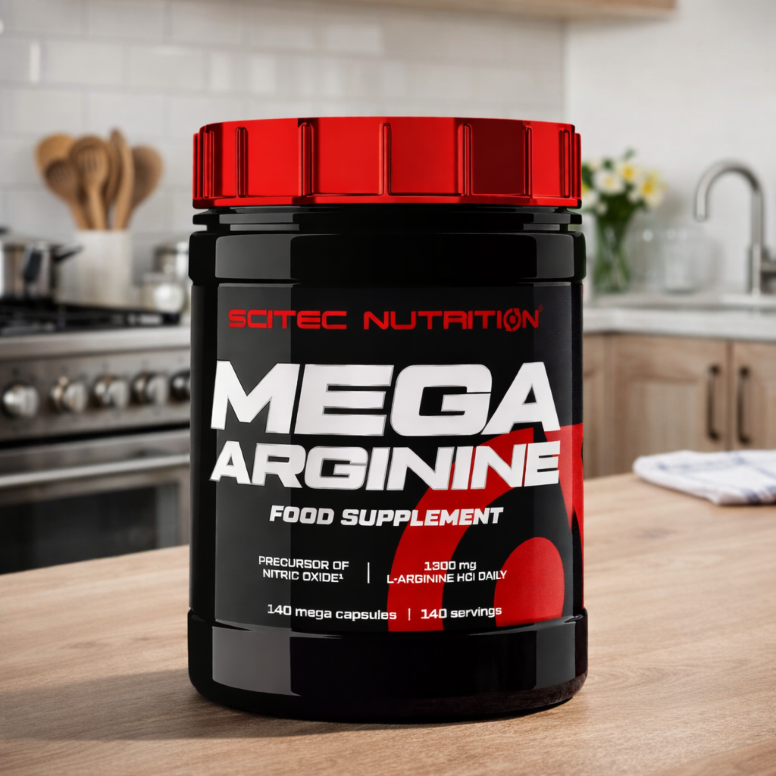 SCITEC Mega Arginine - 2x 140caps