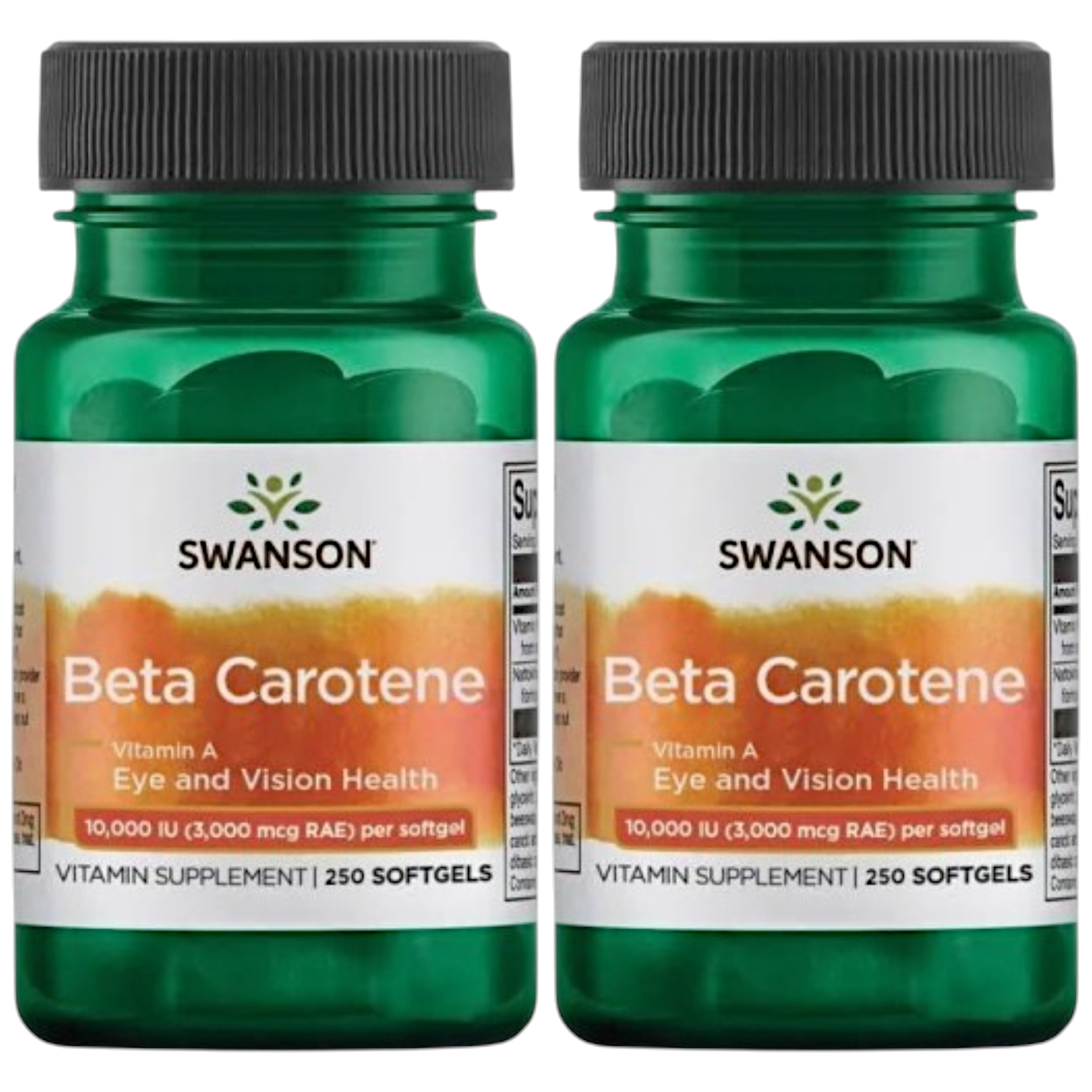 SWANSON Beta Carotene 10000IU - 2x 250softgels