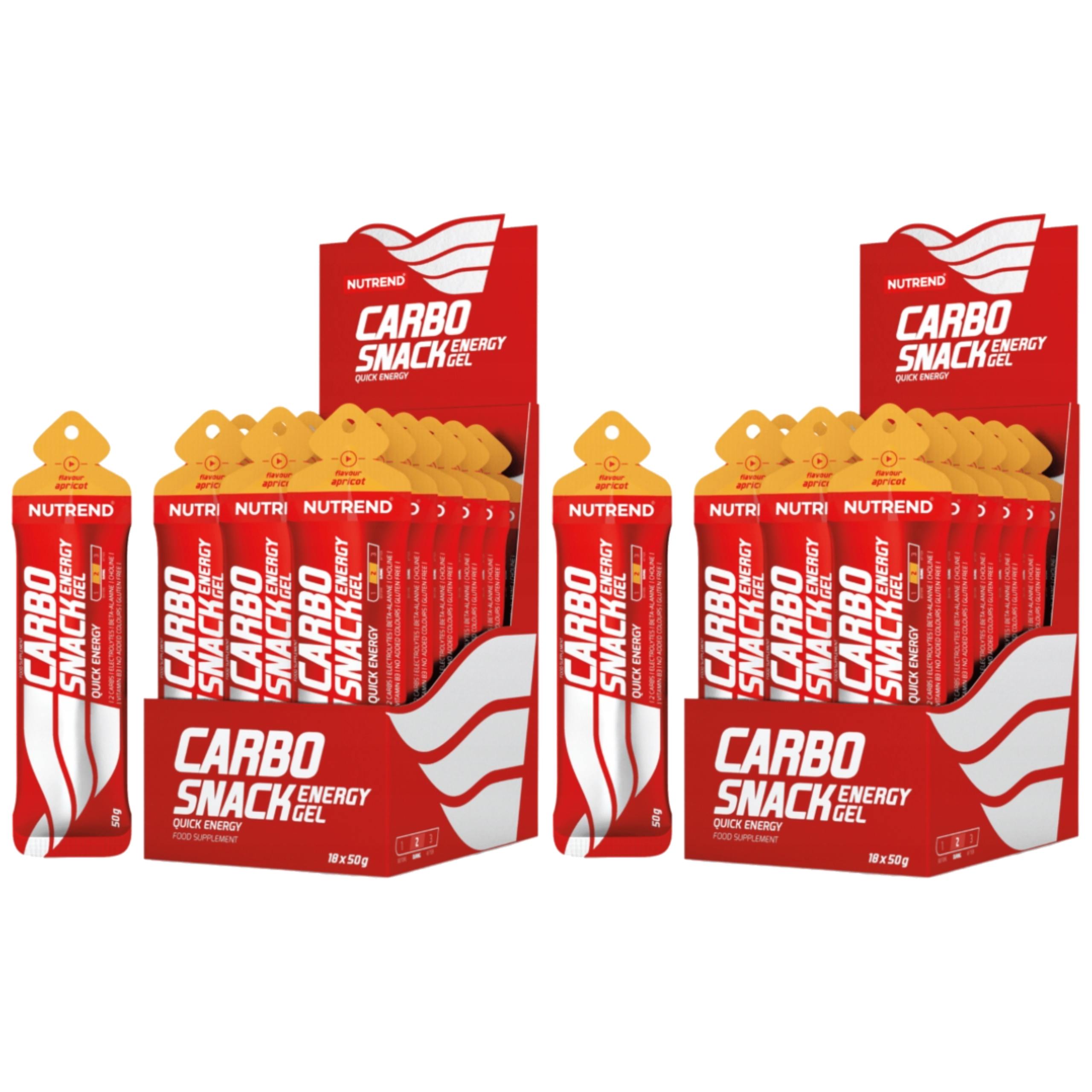 NUTREND - Carbosnack - 18x 2x 50g
