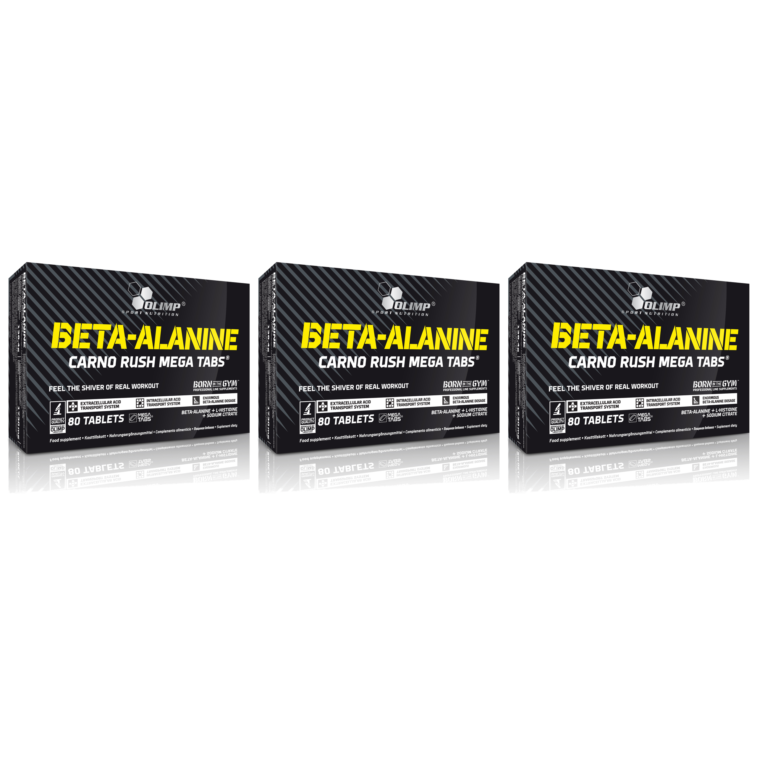 OLIMP Beta Alanine Carno Rush MT - 3x 80tabs