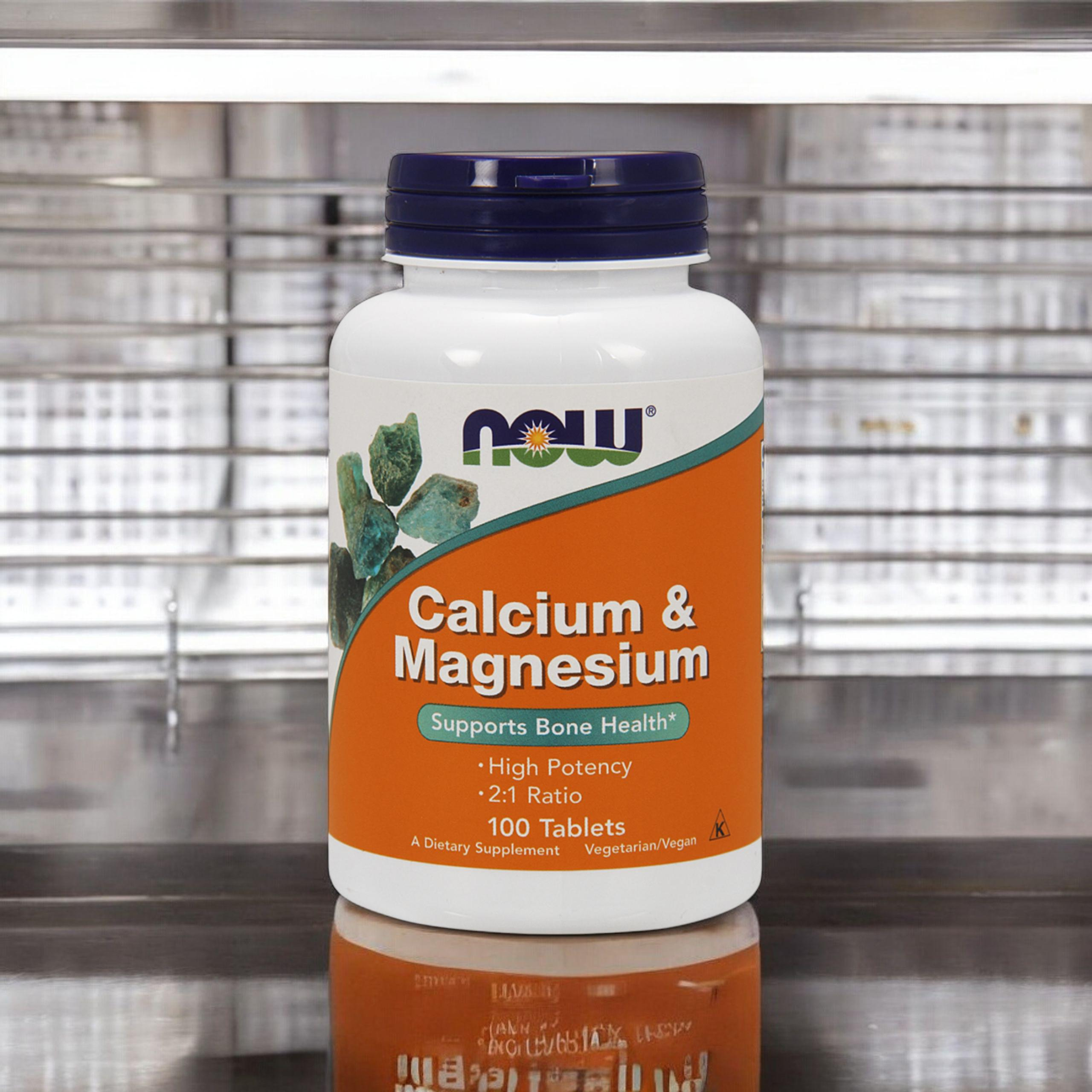 NOW Calcium and Magnesium - 100tabs