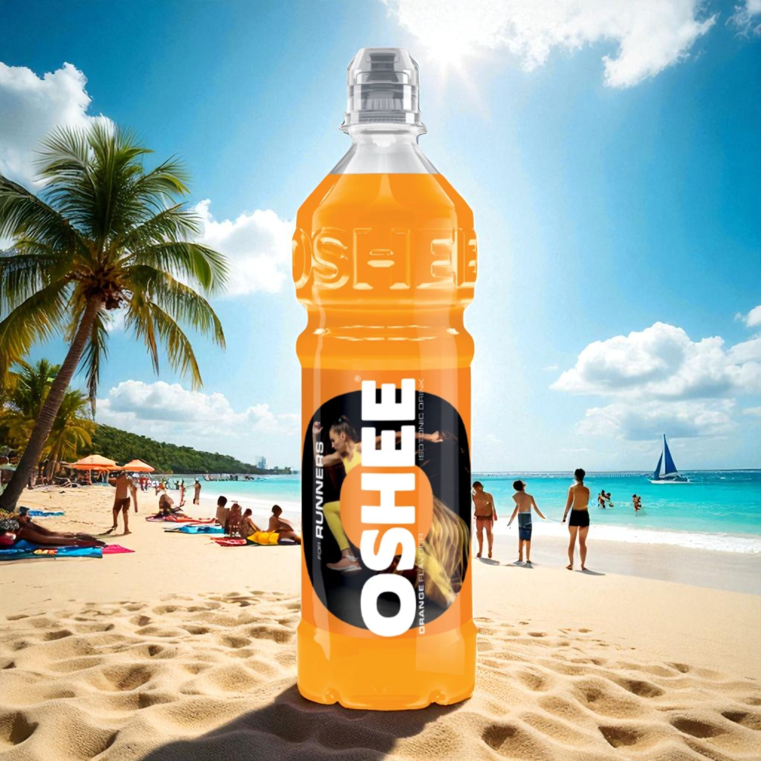 OSHEE - Isotonic Drink - 3x 750ml - Orange
