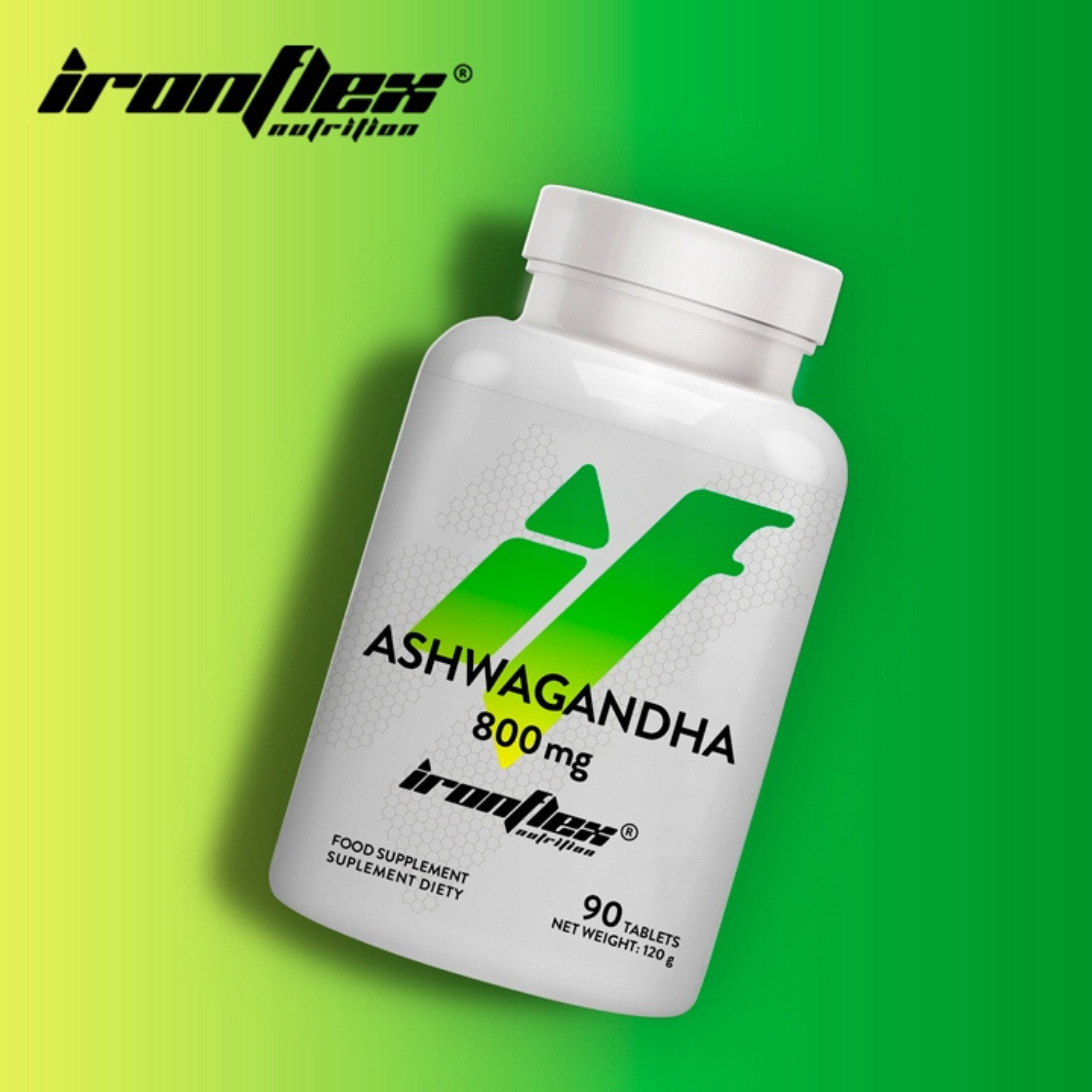 IRONFLEX - Ashwagandha 800mg - 3x 90tabs.