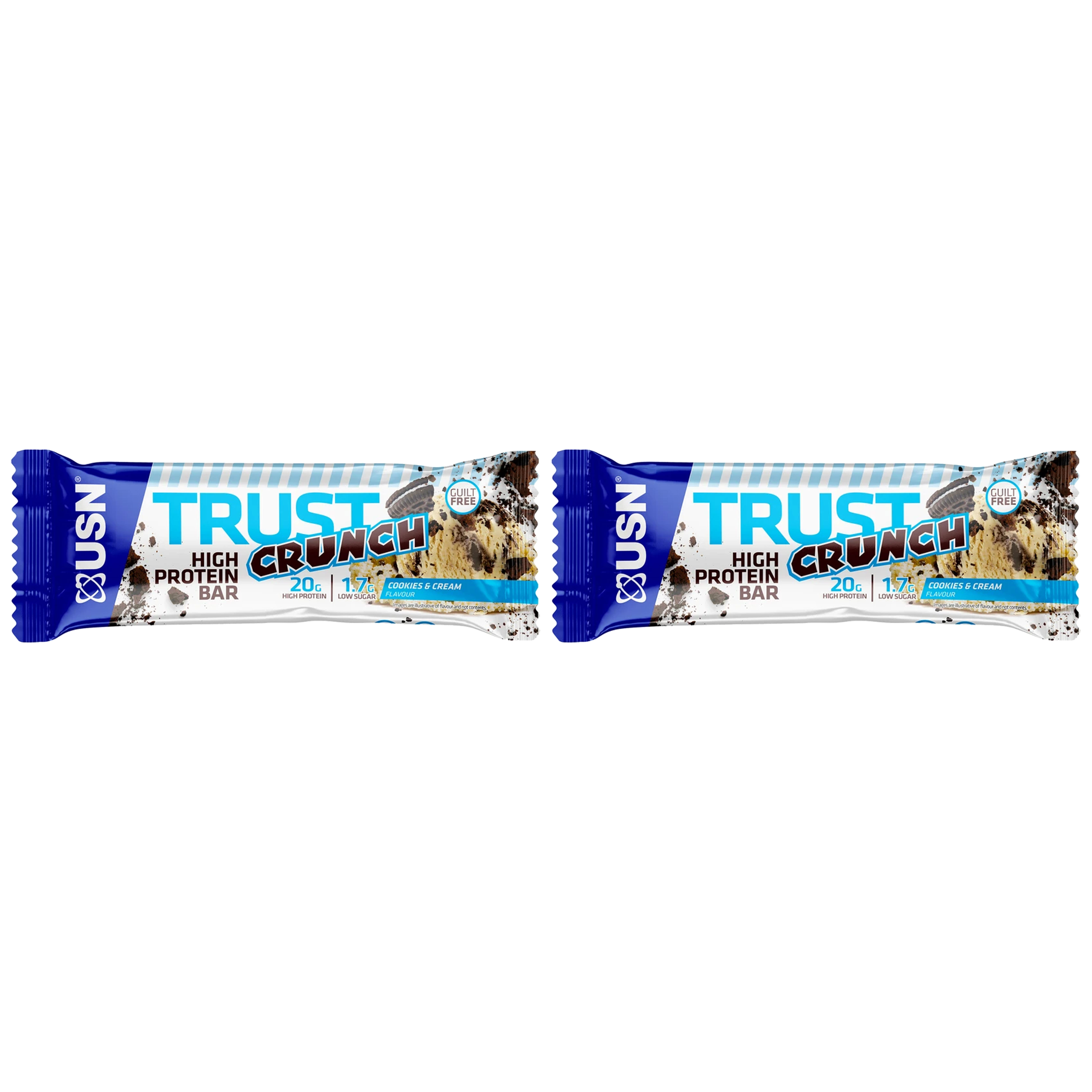 Ultimate Sports Nutrition USN Trust Crunch - 2x 60g