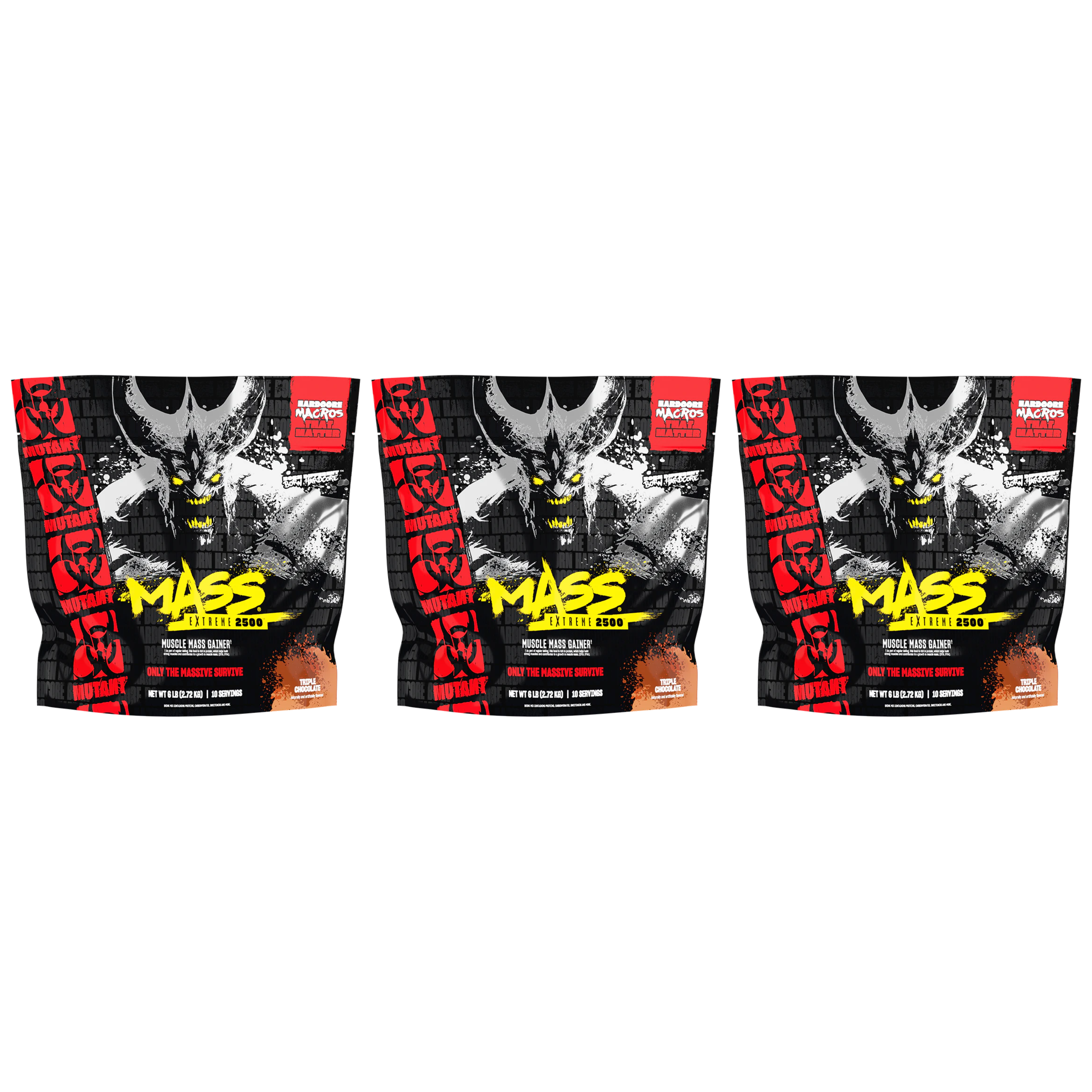 PVL Mutant Mass XXXtreme - 3x 2720g