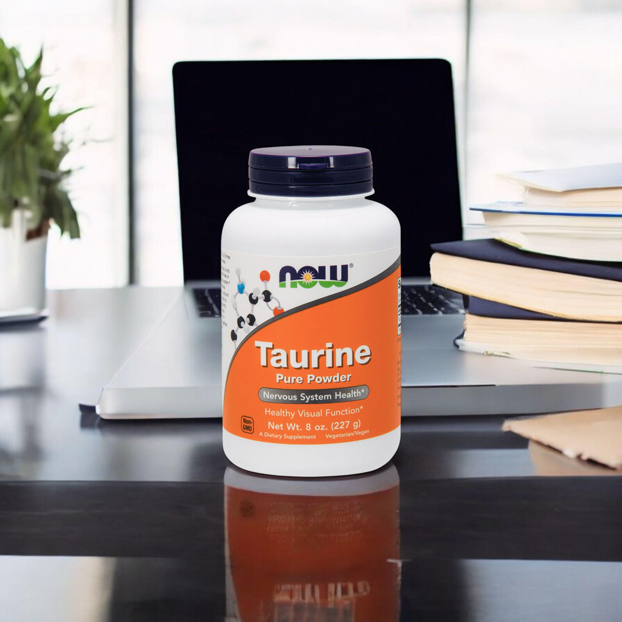 NOW Taurine Pure Powder - 3x 227g