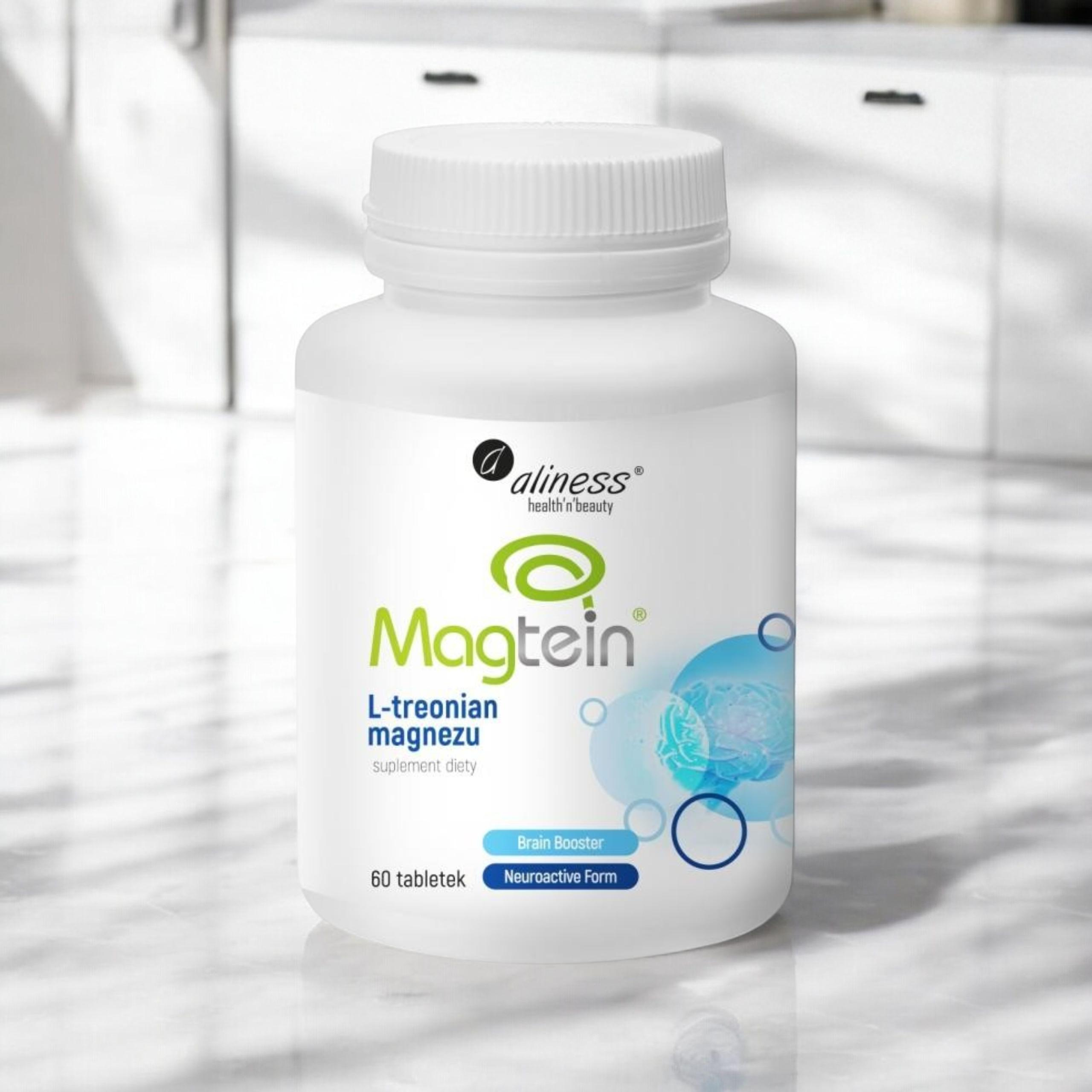 ALINESS - L-Treonian Magnezu Magtein 72mg - 3x 60tabs.