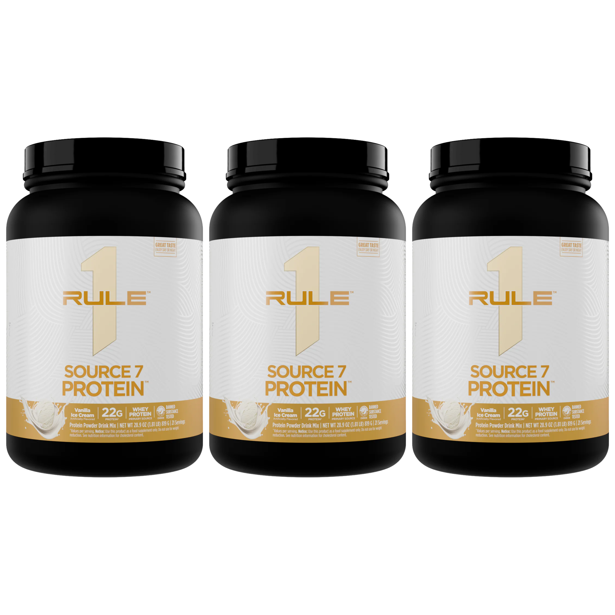 RULE 1 - R1 Source 7 Protein - 3x 819g 