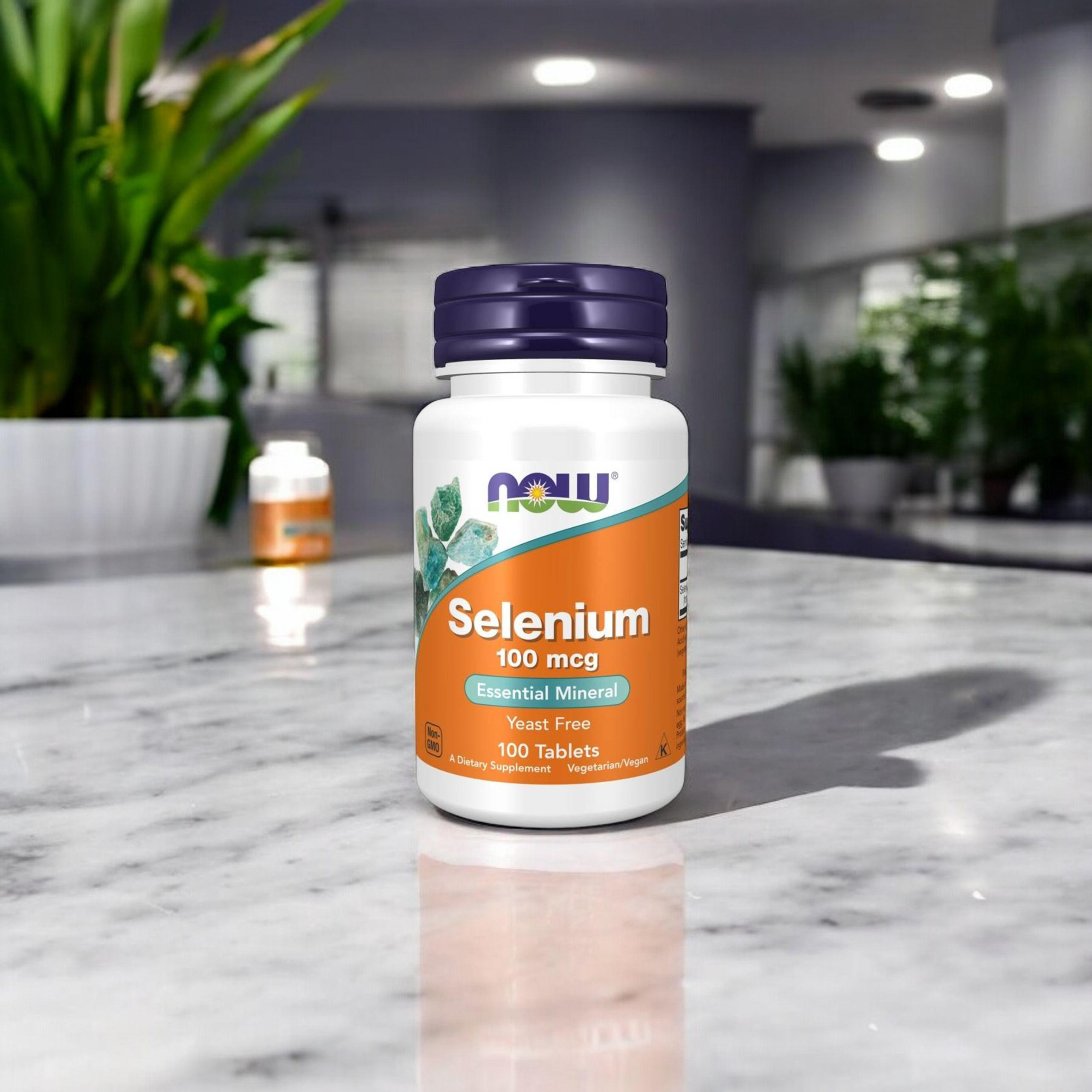 NOW Selenium 100mcg - 3x 100tabs