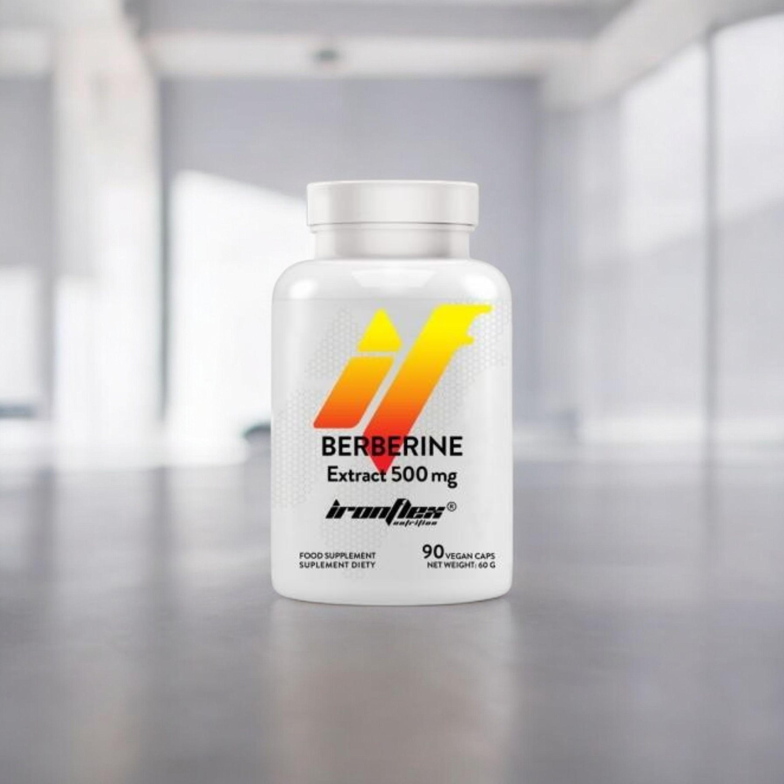 IRONFLEX - Berberine Extract 500mg - 3x 90tabs.