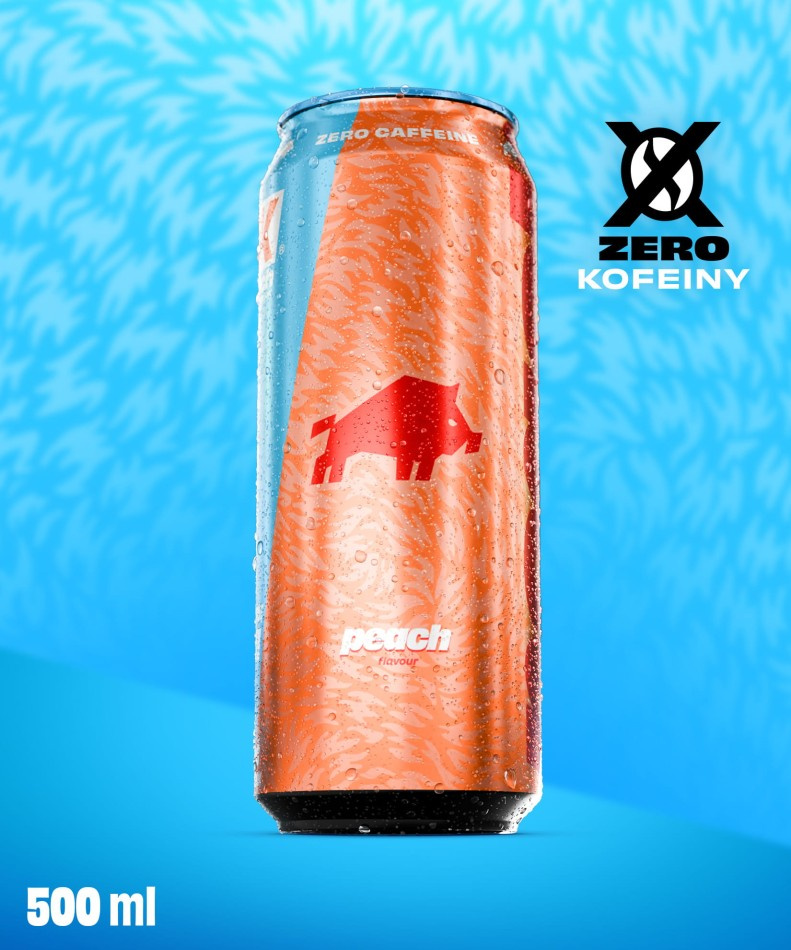 DZIK - Dzik Energy Zero - 500ml - Peach