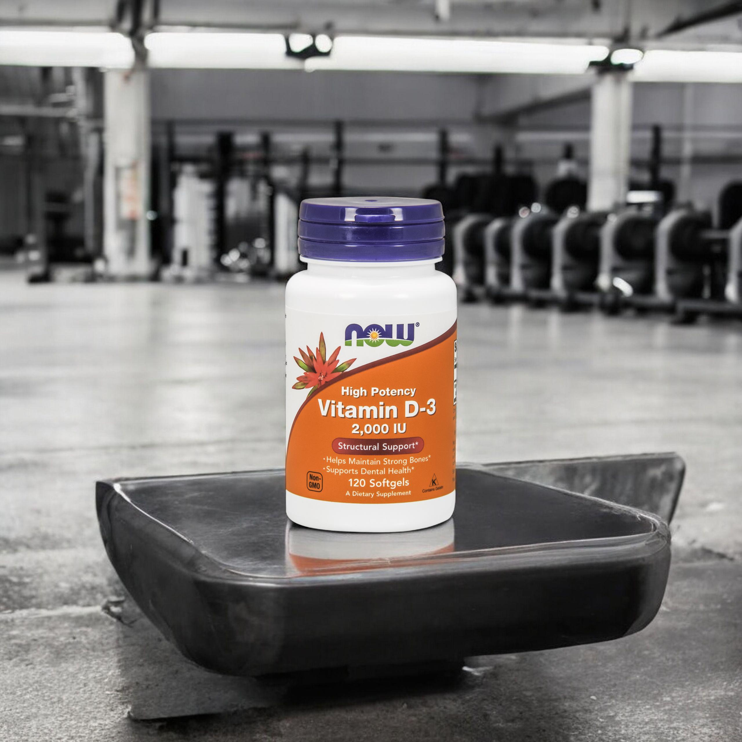 NOW Vitamin D3 2000IU - 120softgels