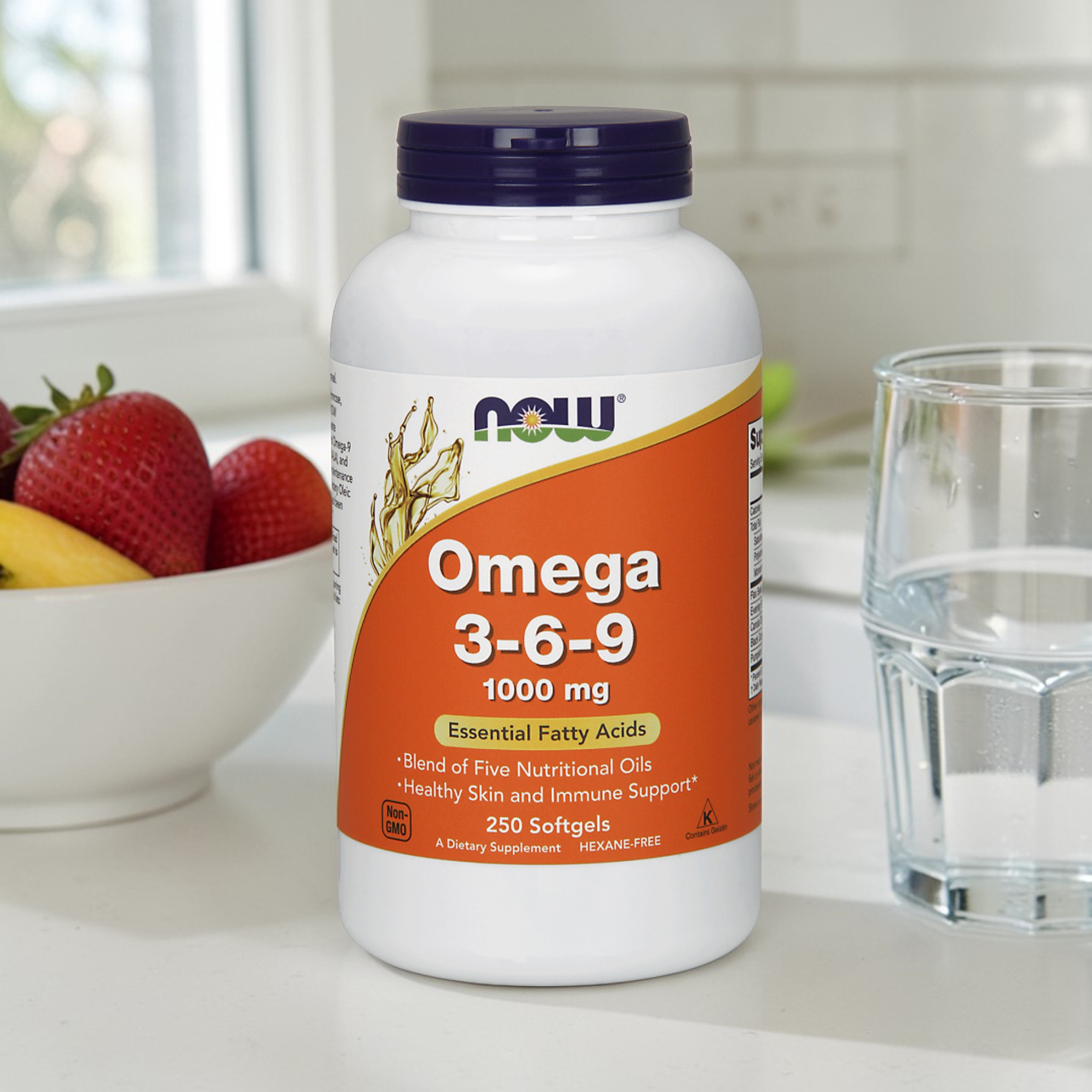 NOW Omega-3-6-9 1000mg - 3x 250softgels