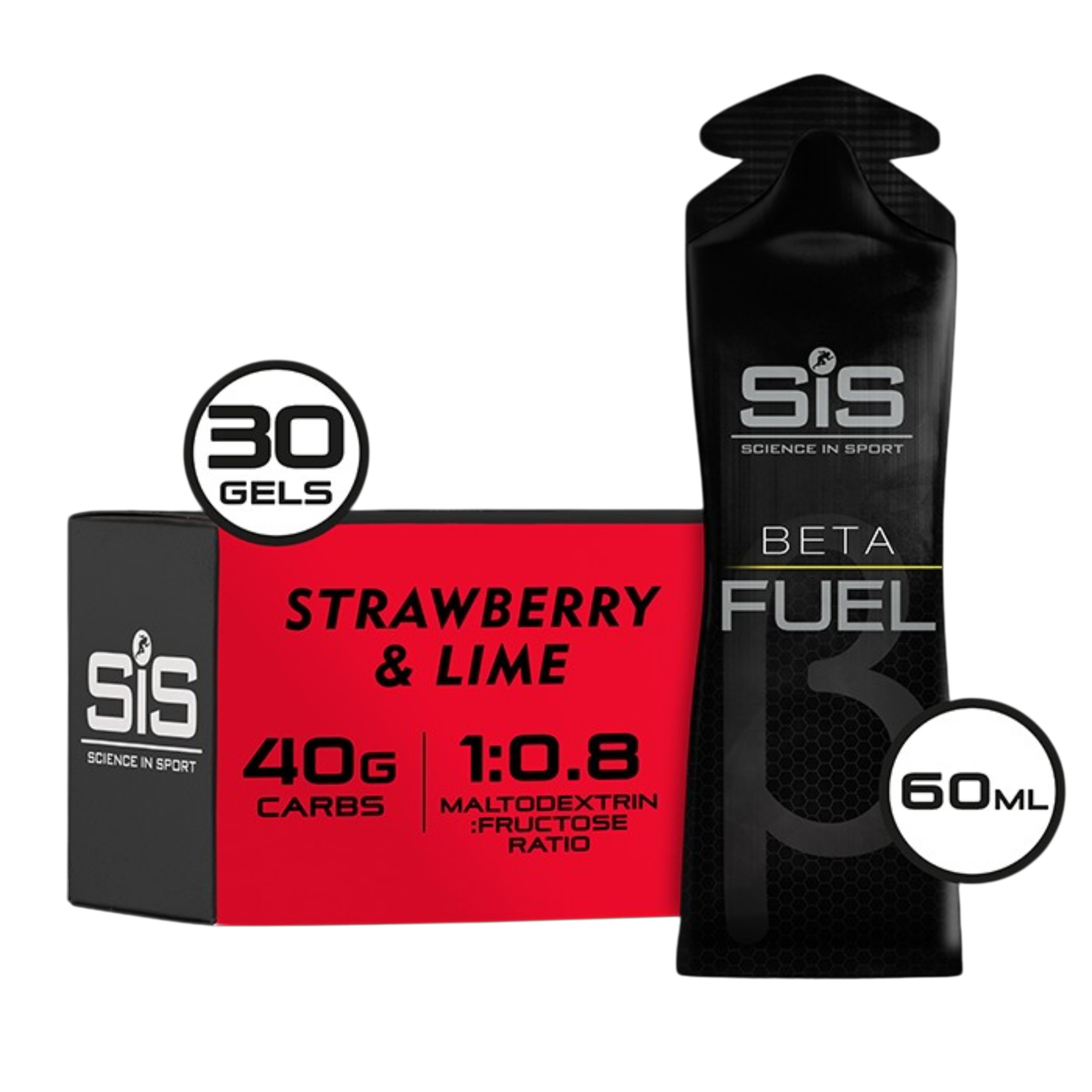 SIS (SCIENCE IN SPORT) - Beta Fuel Energy Gel - 30x 2x 60ml