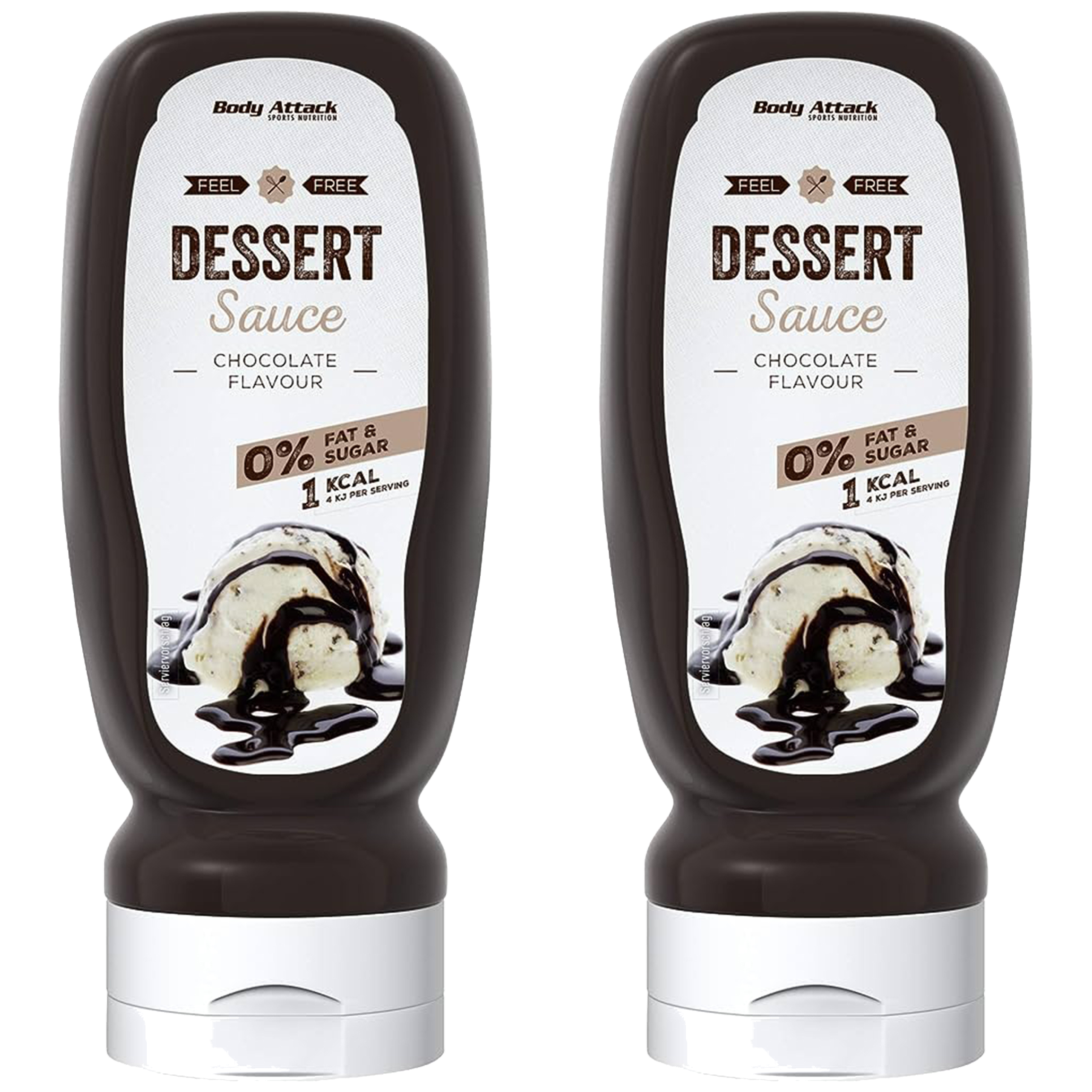 BODY ATTACK Dessert Sauce Chocolate Flavour - 2x 320ml