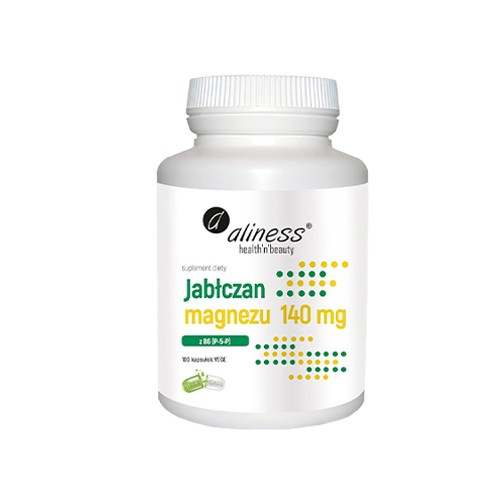 ALINESS Jabłczan magnezu 140 mg + B6 (P-5-P) - 100vaps