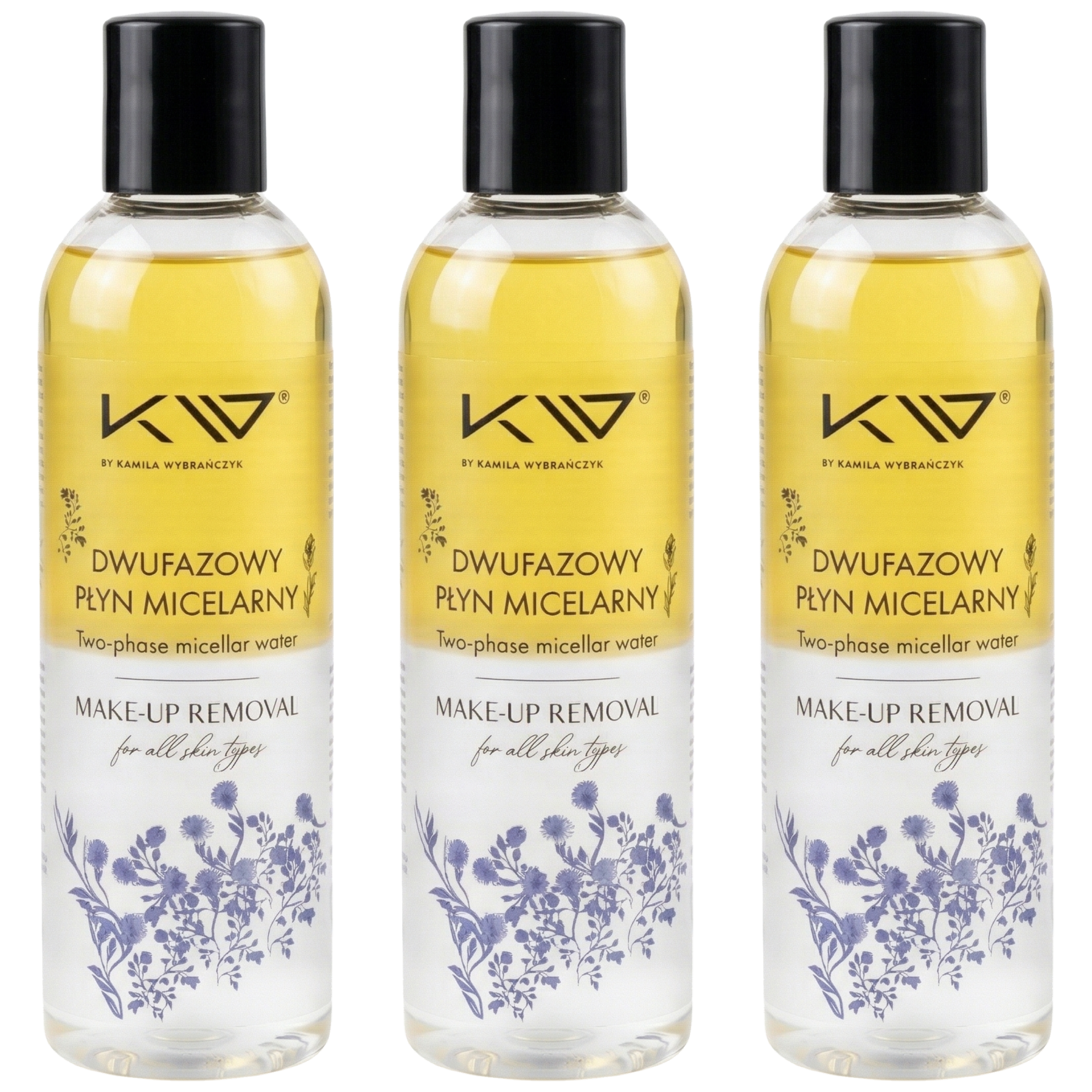 KAMILA WYBRAŃCZYK - Dwufazowy Płyn Micelarny - 3x 200ml