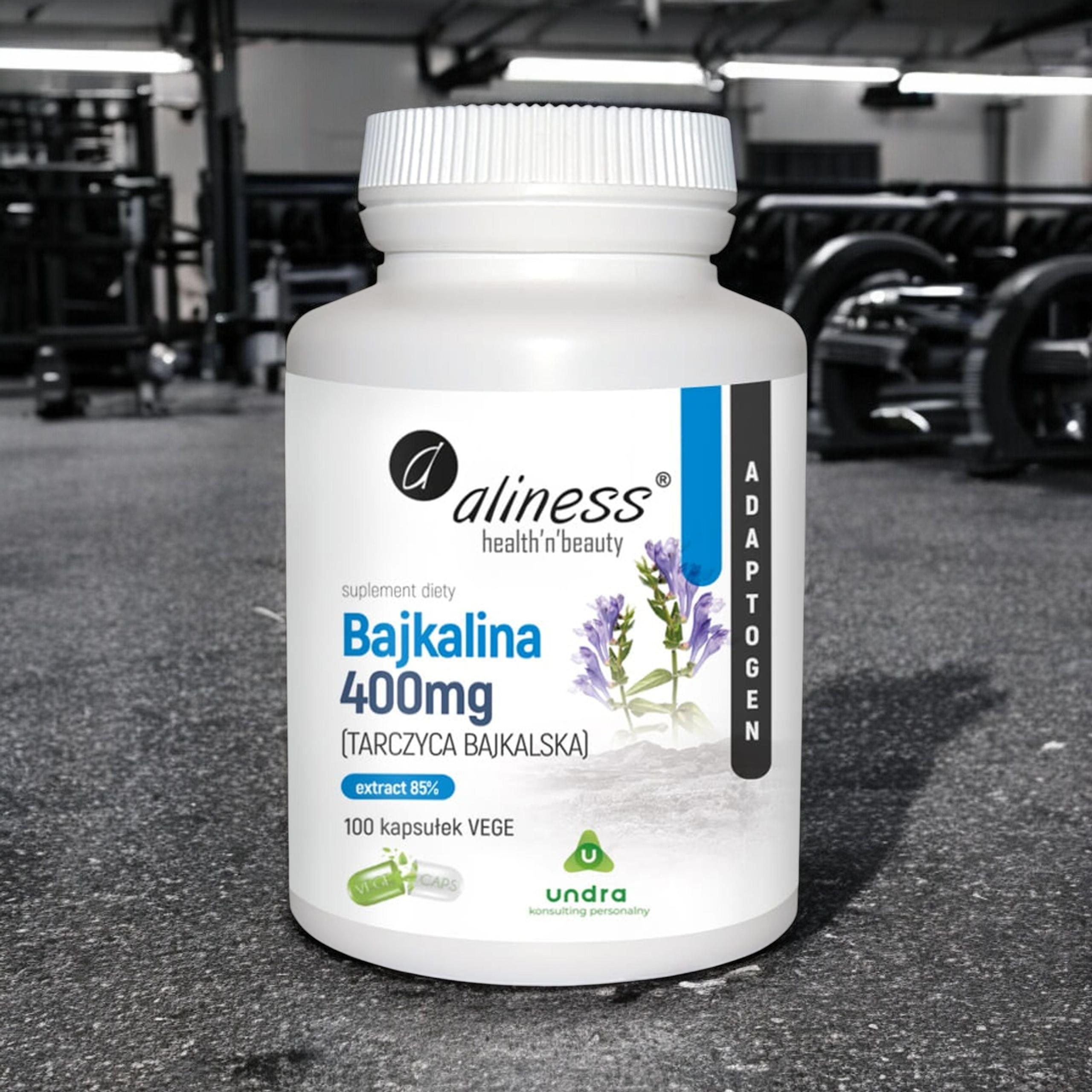 ALINESS Bajkalina 400 mg Tarczyca Bajkalska - 2x 100vcaps